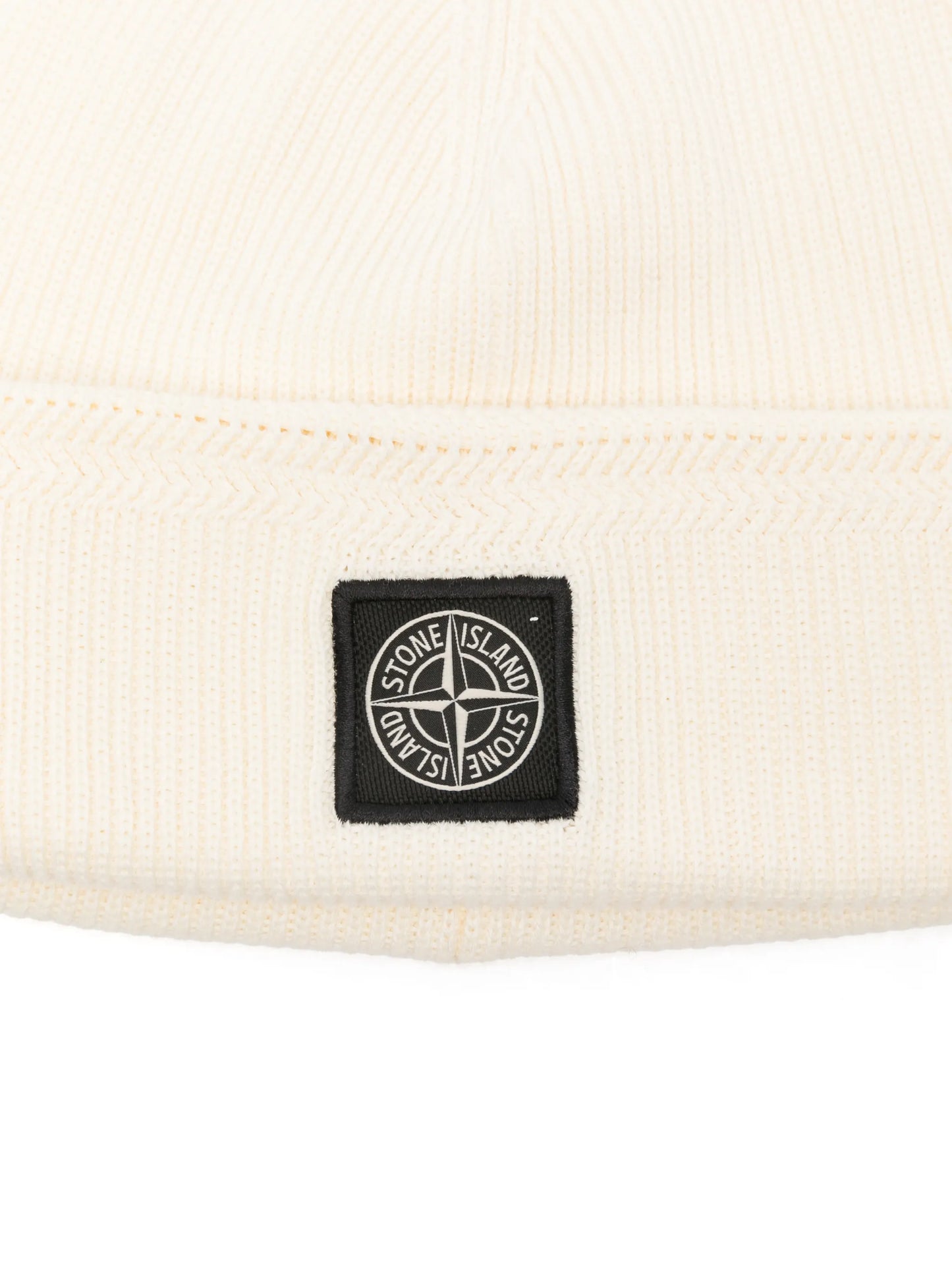 Compass logo-patch beanie hat