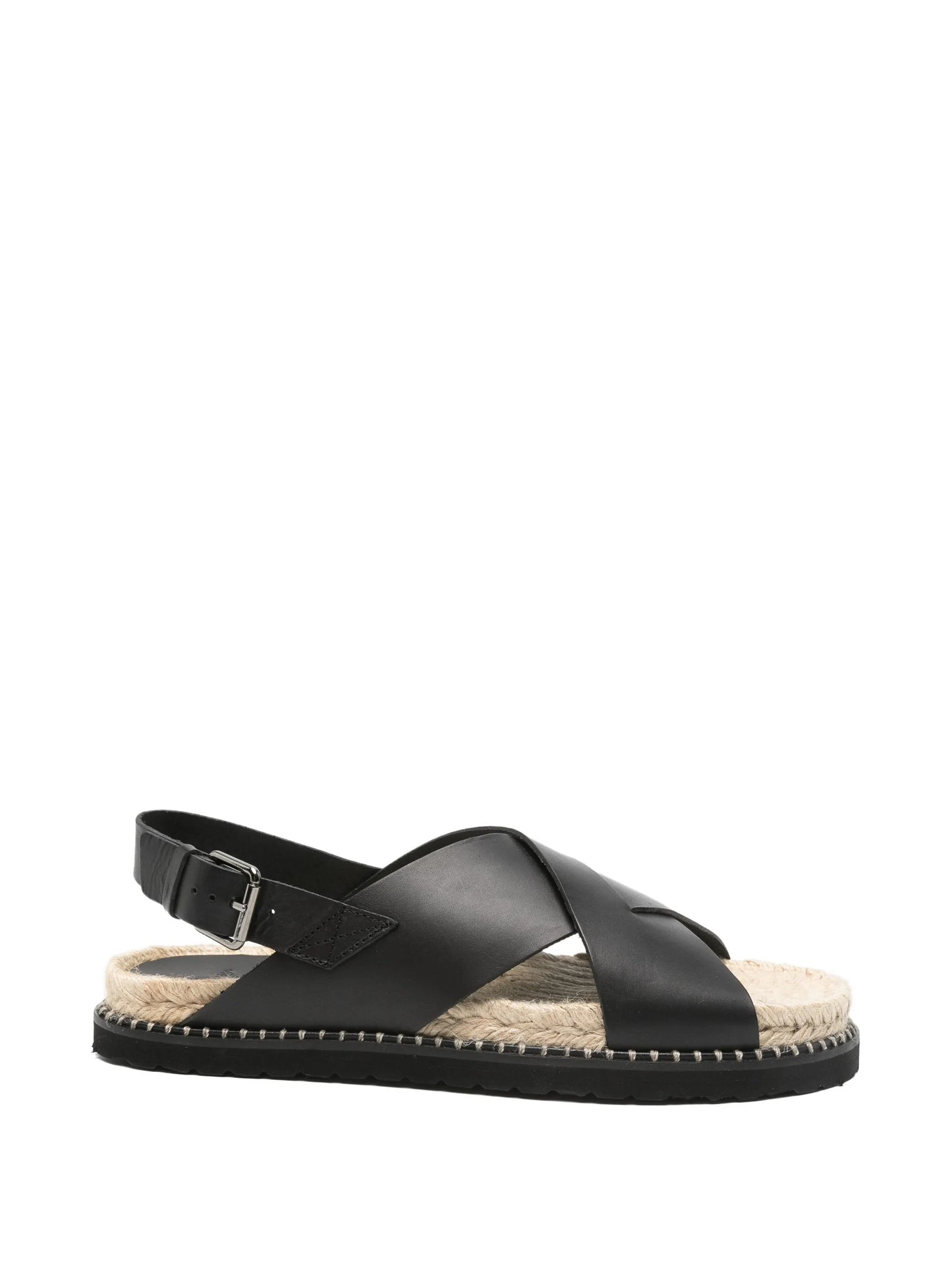 crossover-strap slingback sandals