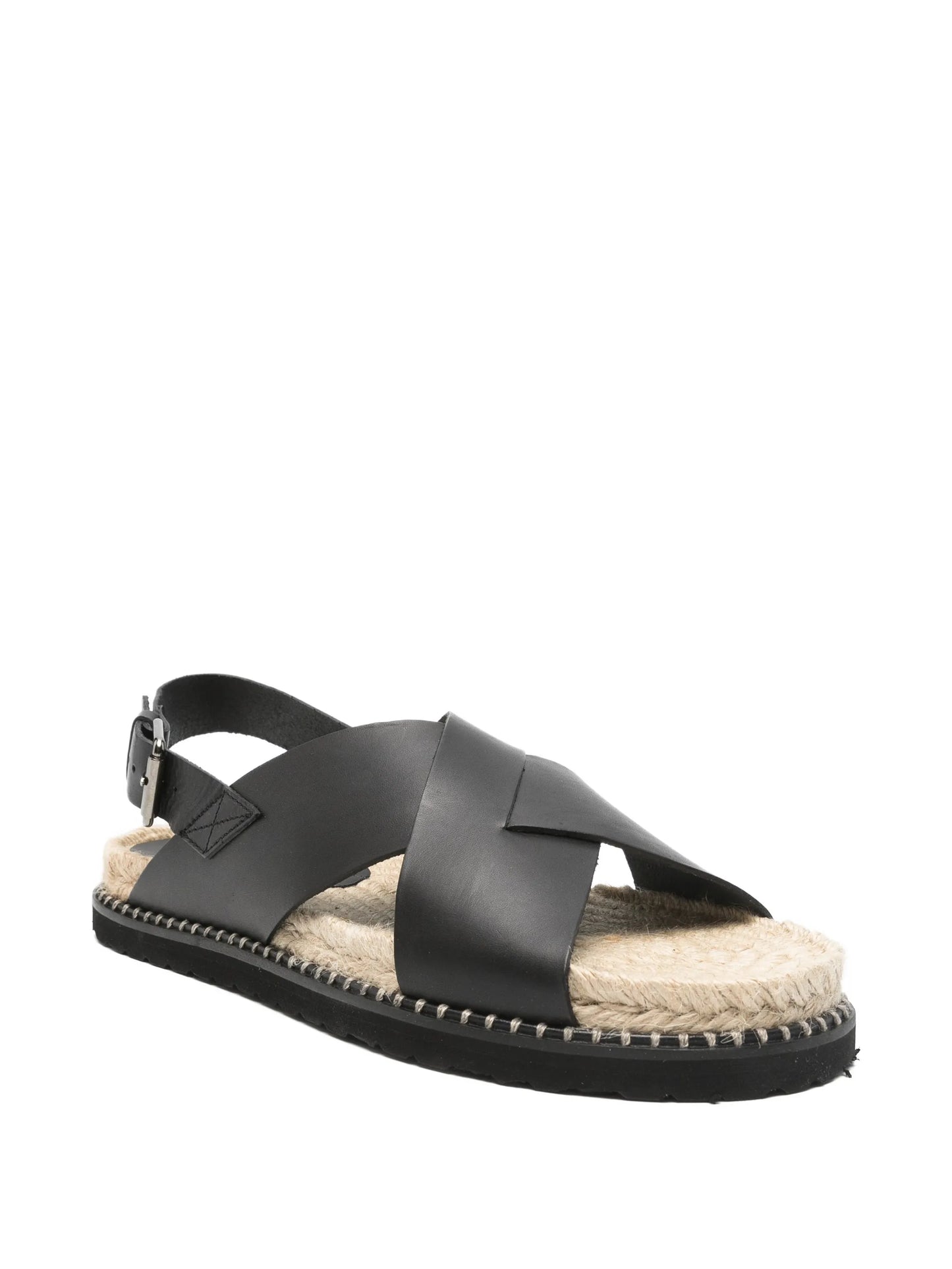 crossover-strap slingback sandals