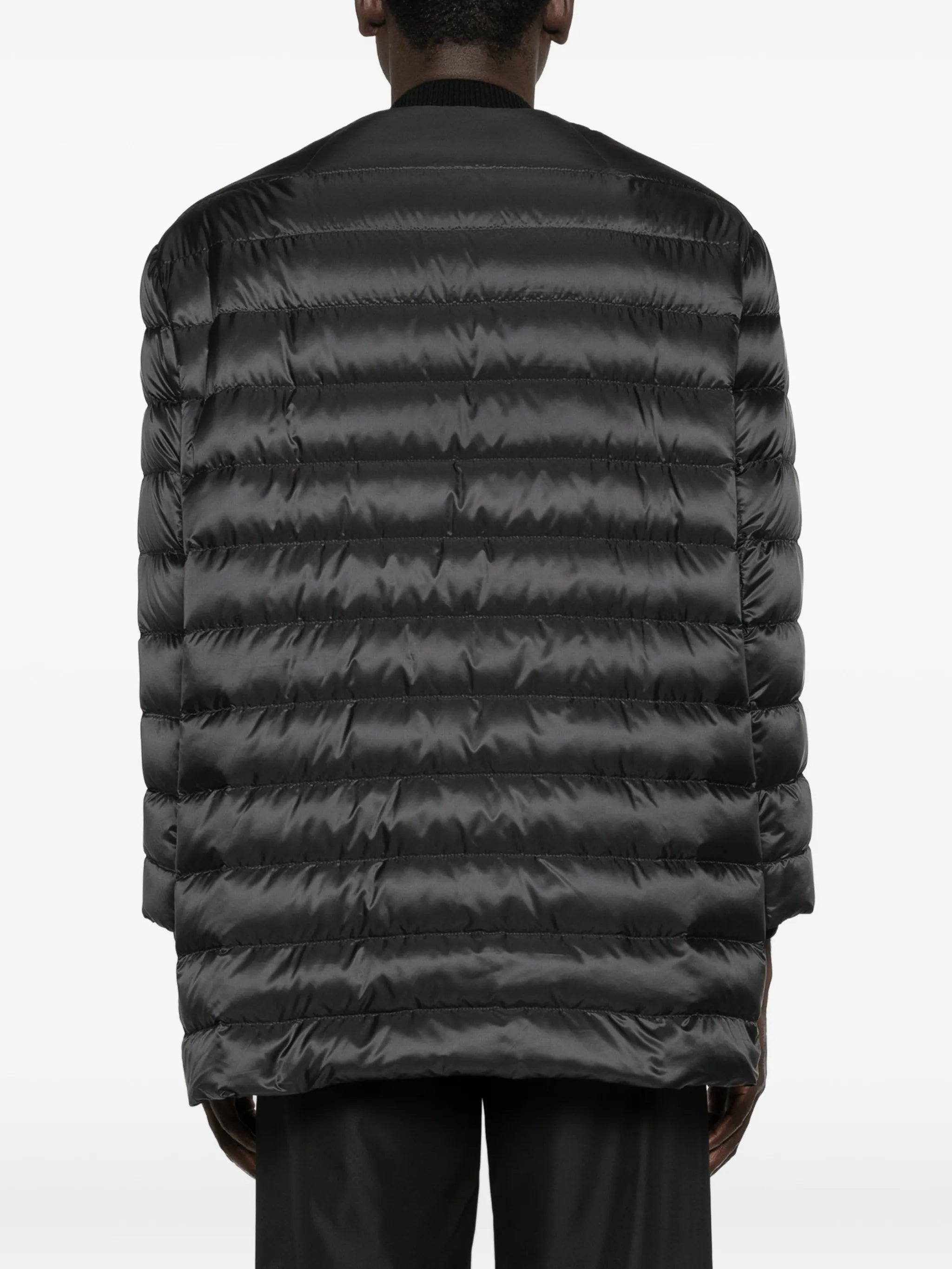 Flight logo-appliqué quilted jacket