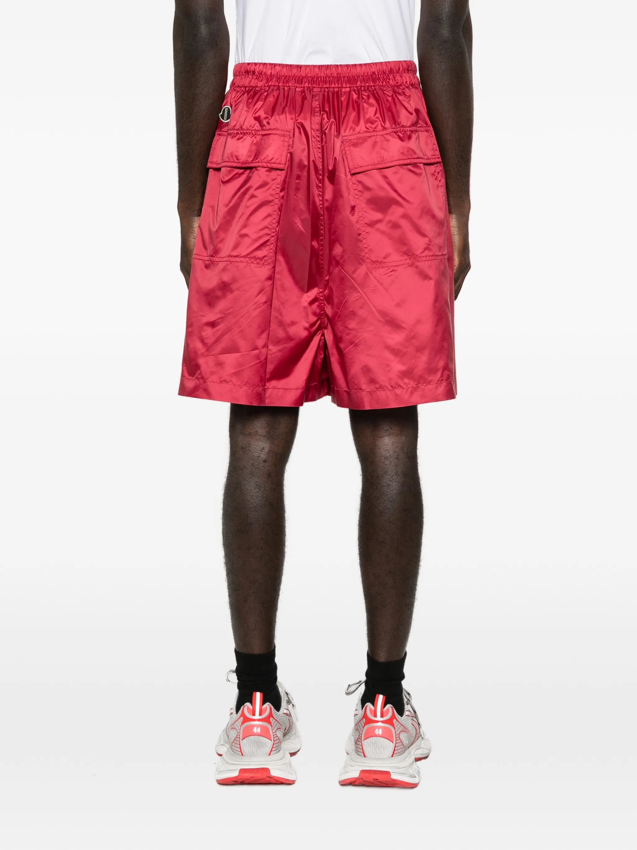 drawstring kilt shorts