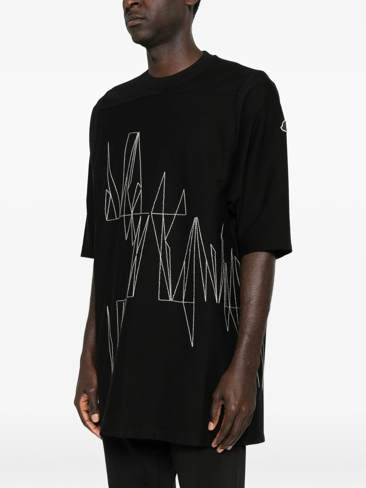 x Rick Owens embroidered crewneck T-shirt