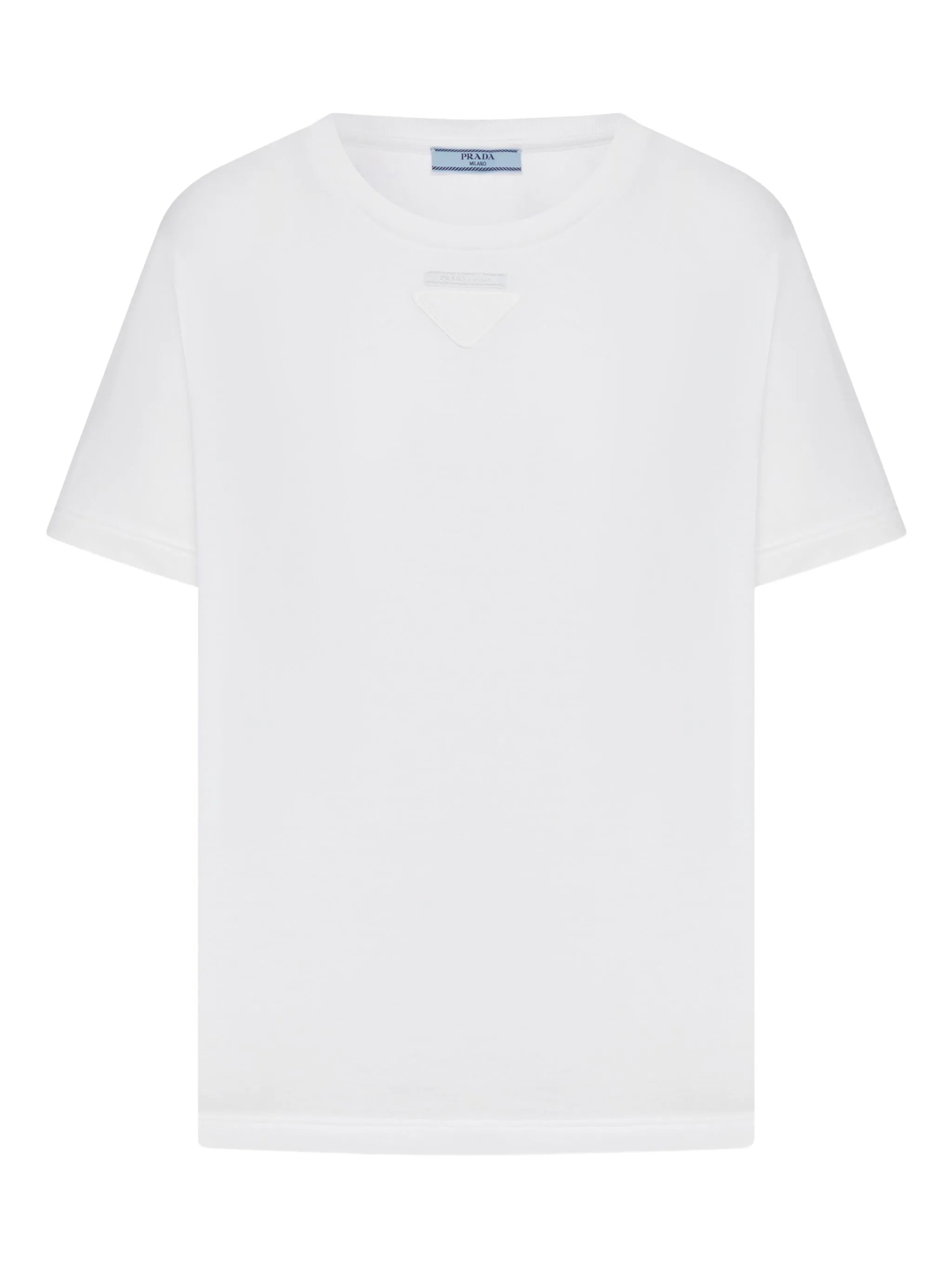 triangle logo jersey T-shirt