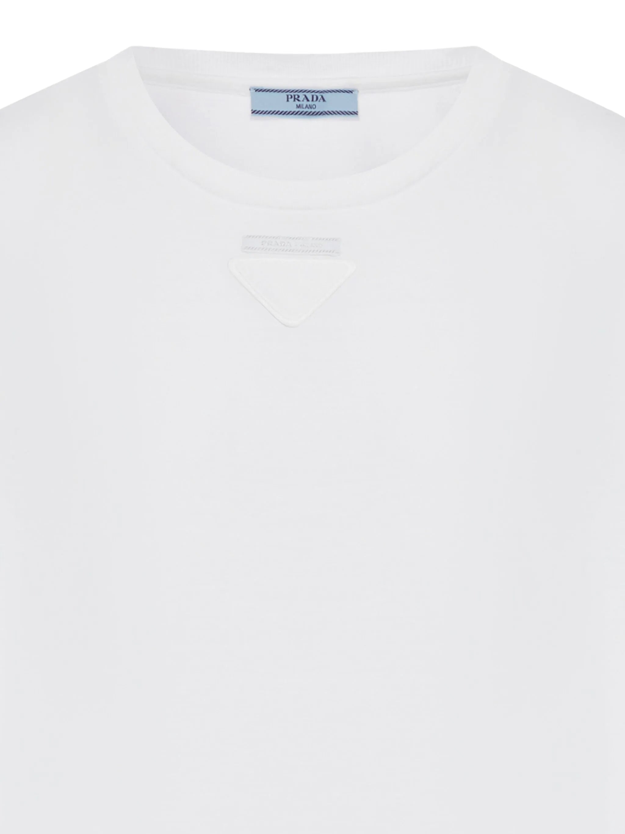 triangle logo jersey T-shirt