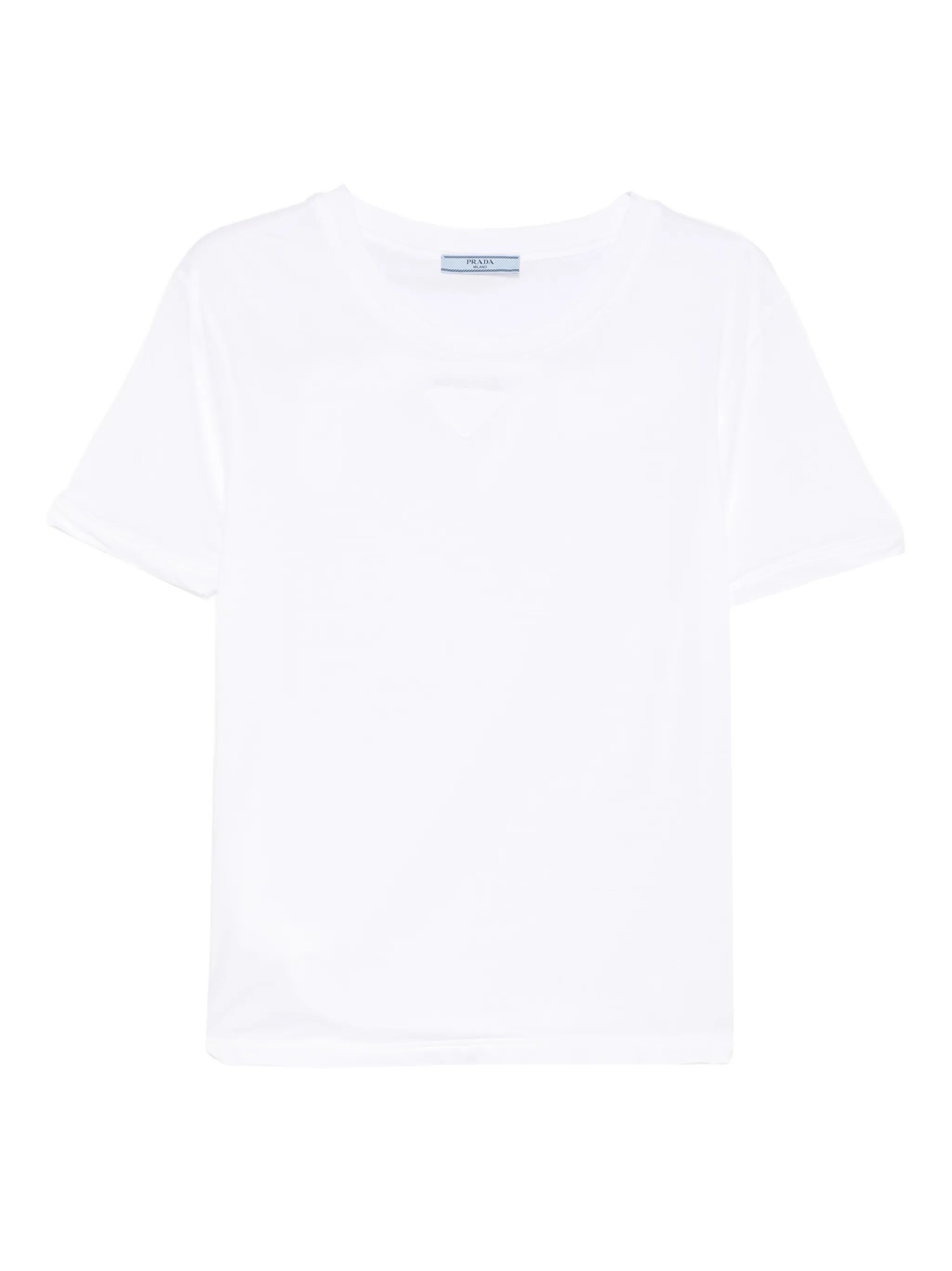 triangle logo jersey T-shirt