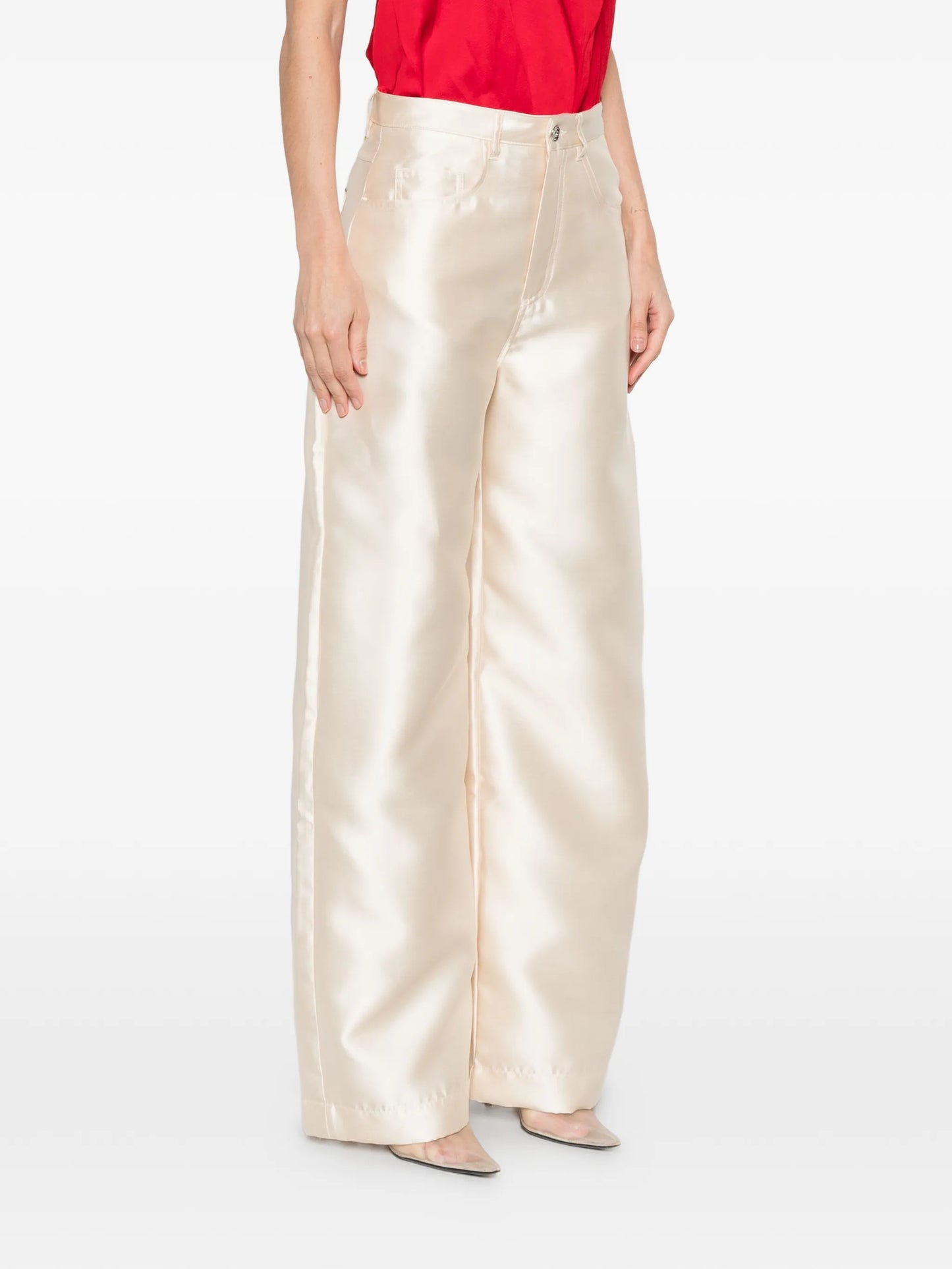 satin trousers