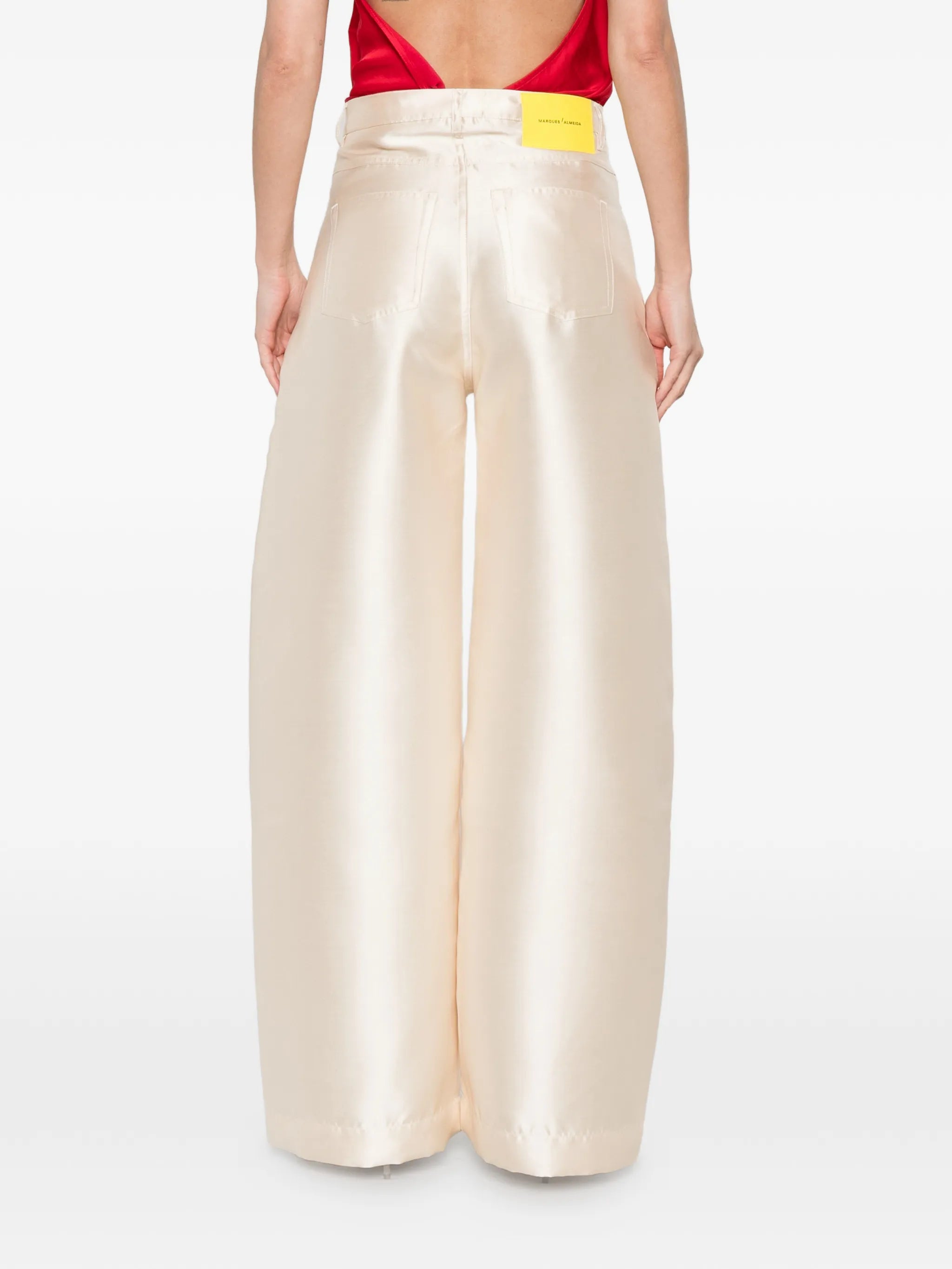 satin trousers