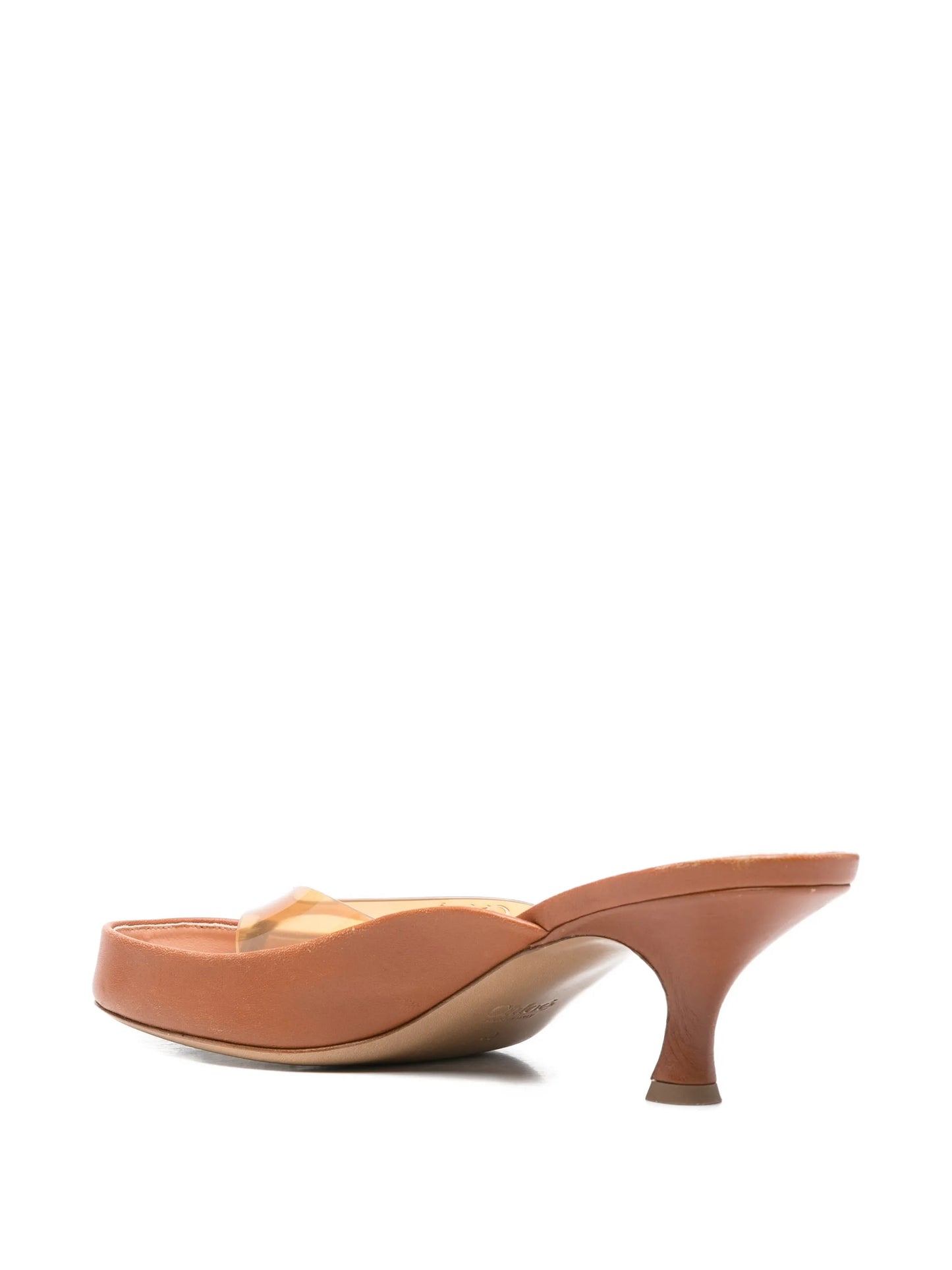 Junie transparent-strap heeled sandals