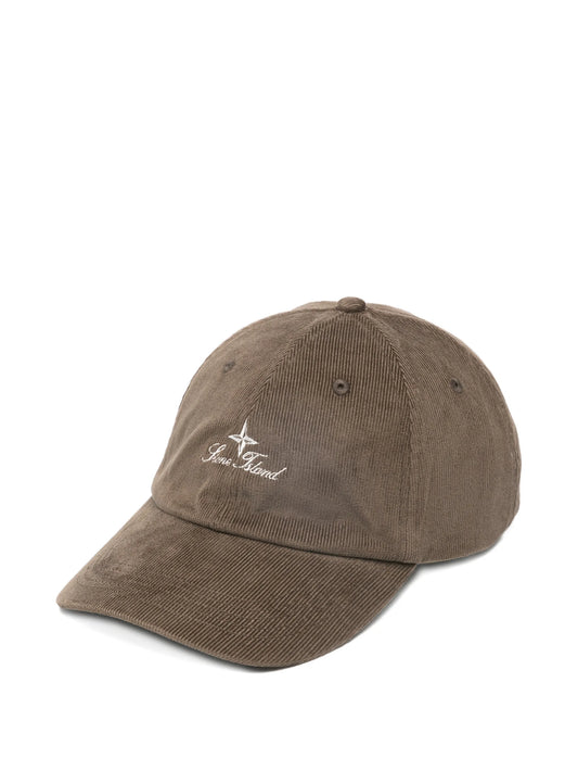 logo corduroy cap