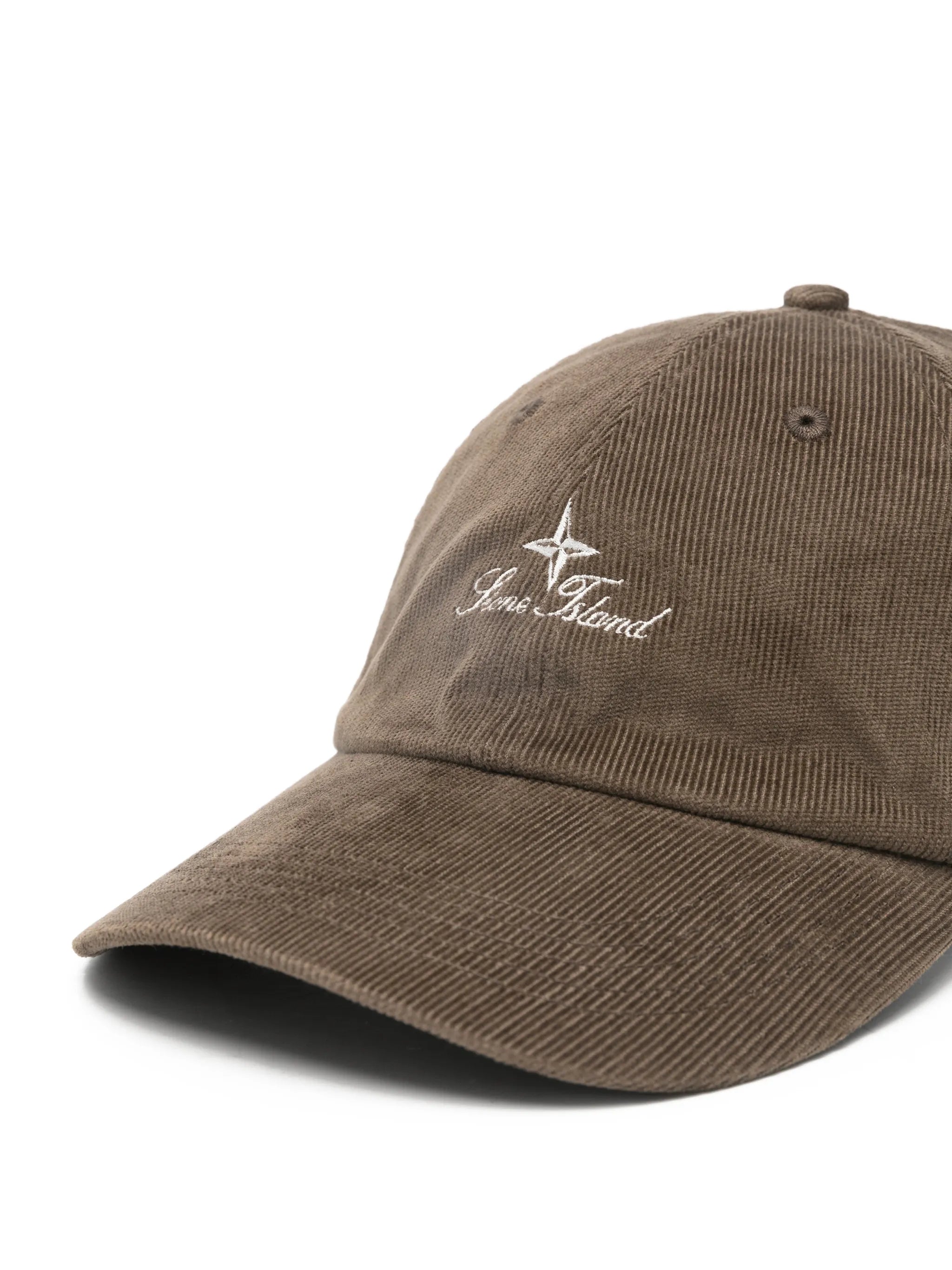 logo corduroy cap