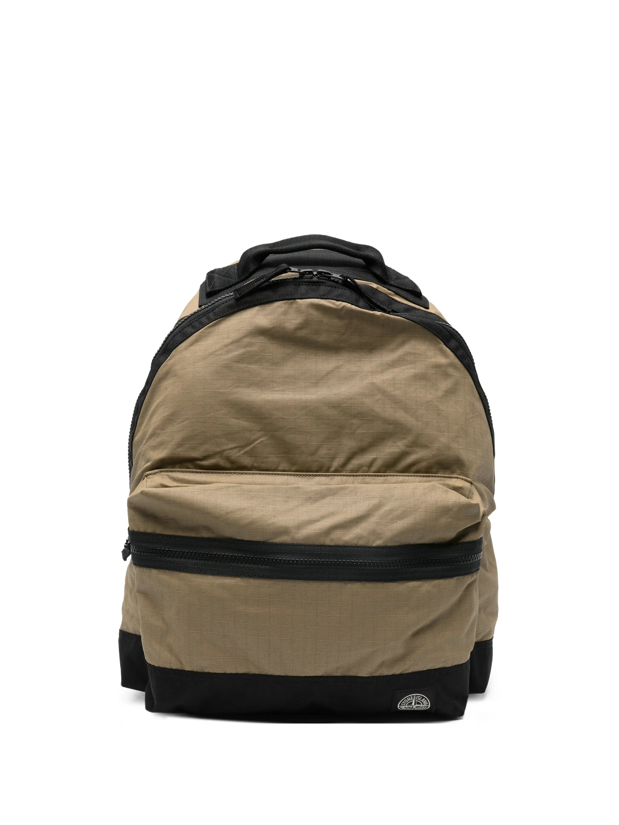 logo-patch ripstop backpack