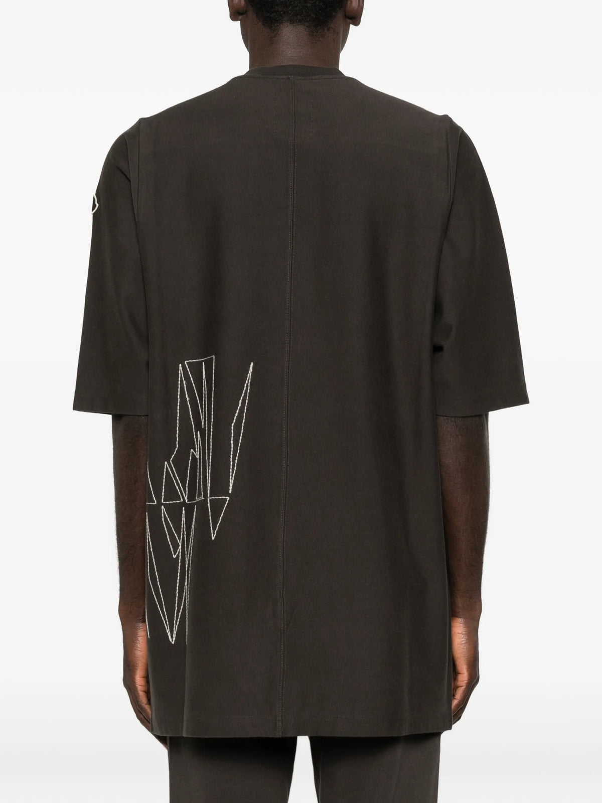 jumbo knit graphic T-shirt