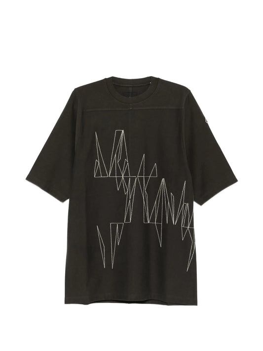 jumbo knit graphic T-shirt