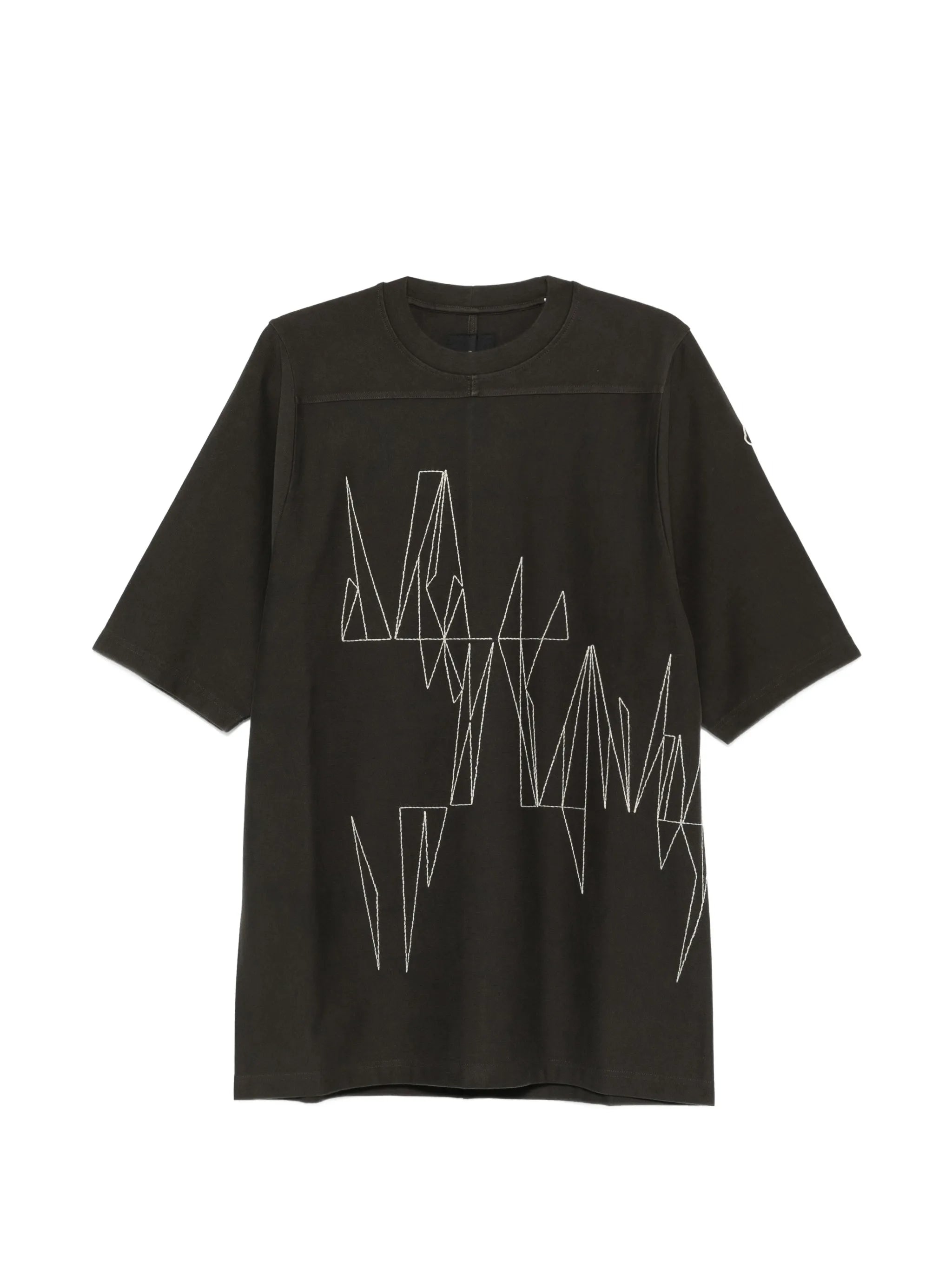 jumbo knit graphic T-shirt