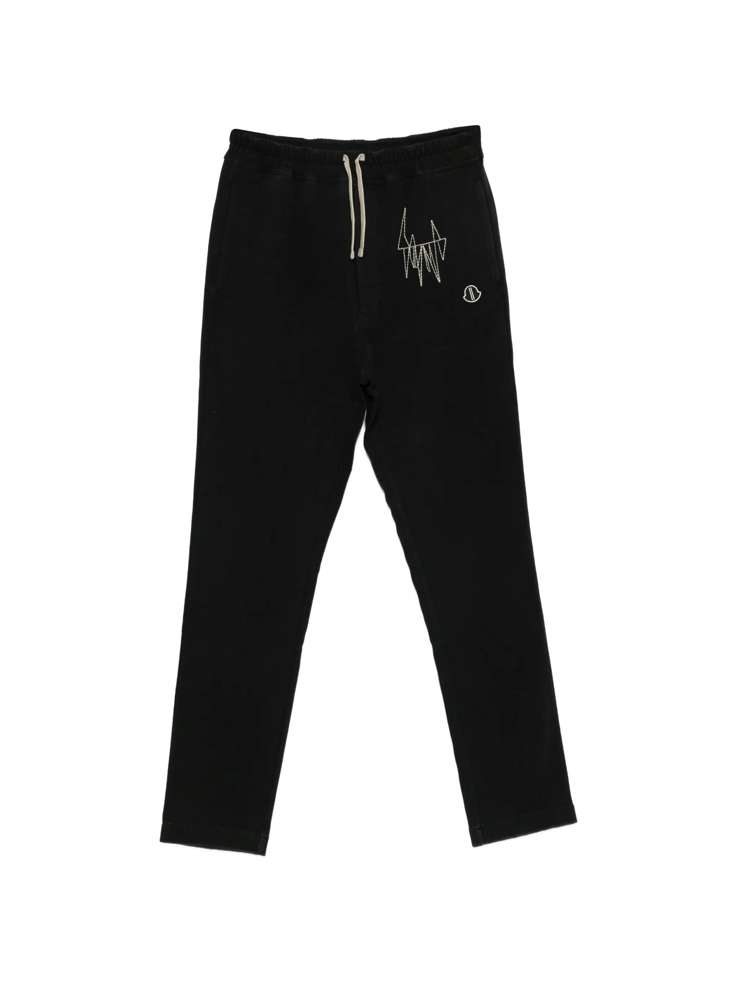 embroidered skinny track pants