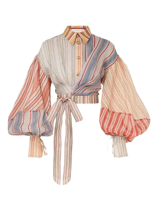 Rebellion striped blouse
