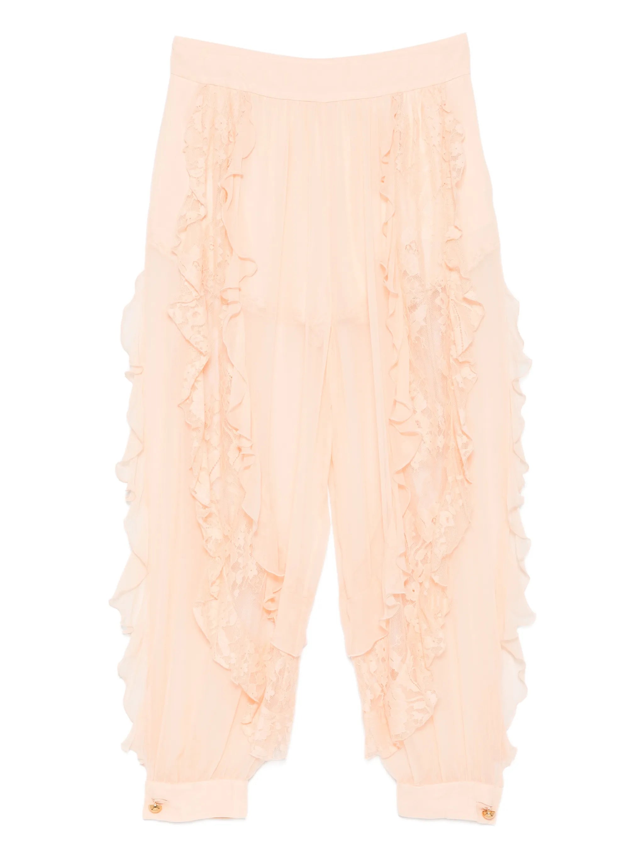 Rebellion ruffled lace trousers