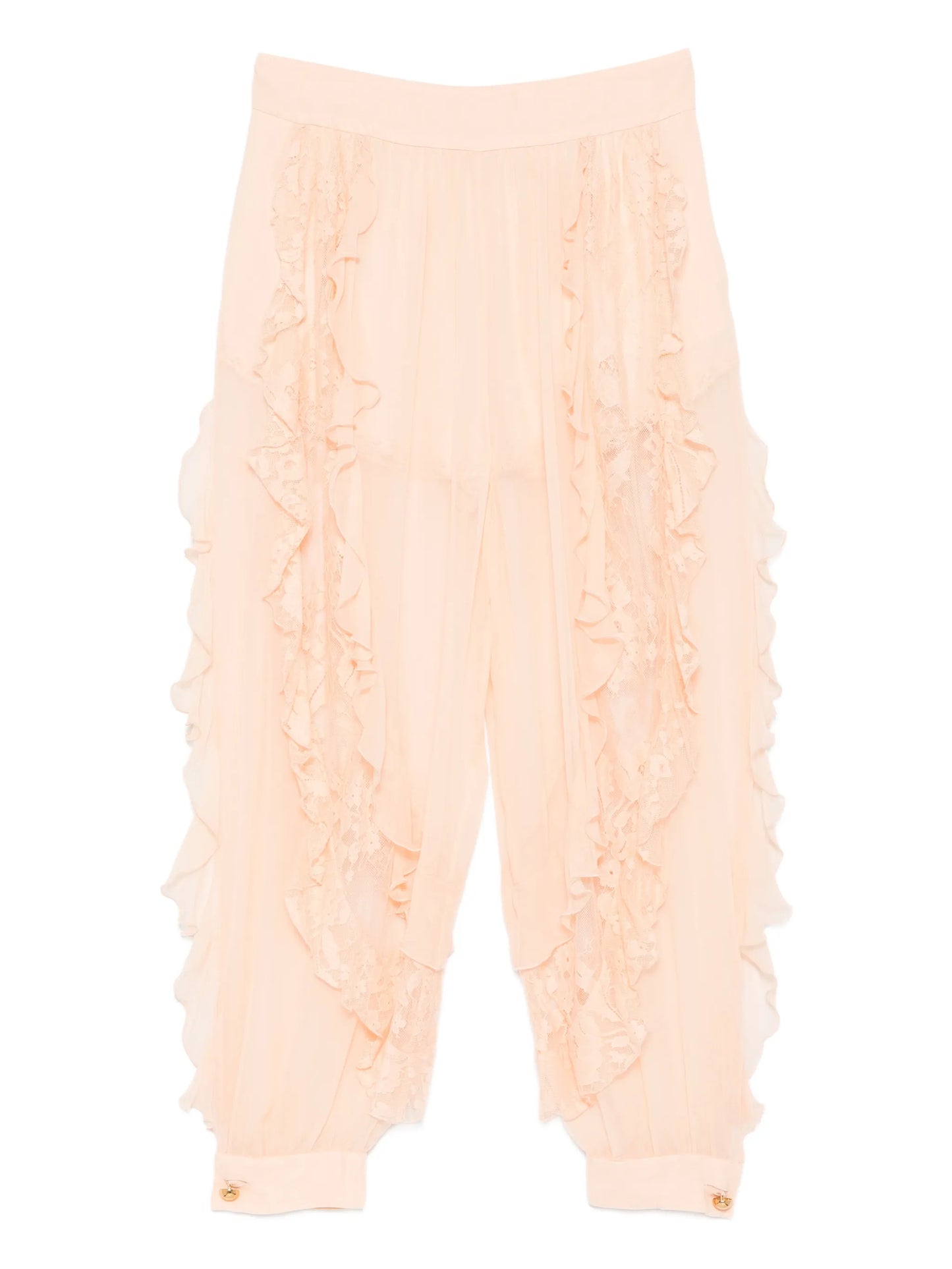 Rebellion ruffled lace trousers