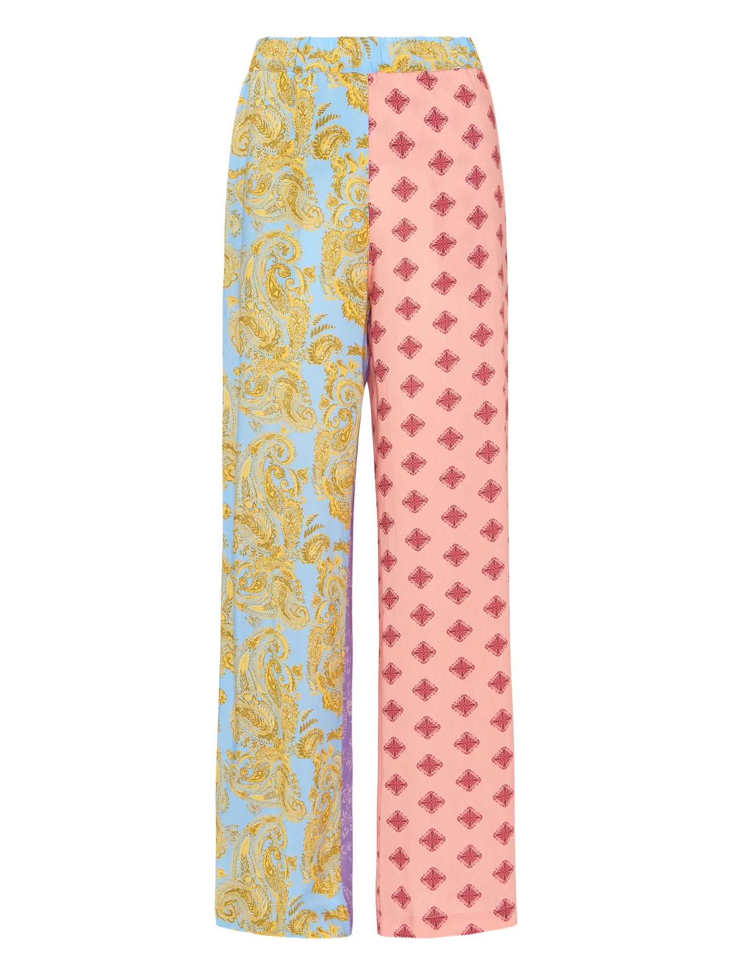 Paisley patchwork trousers