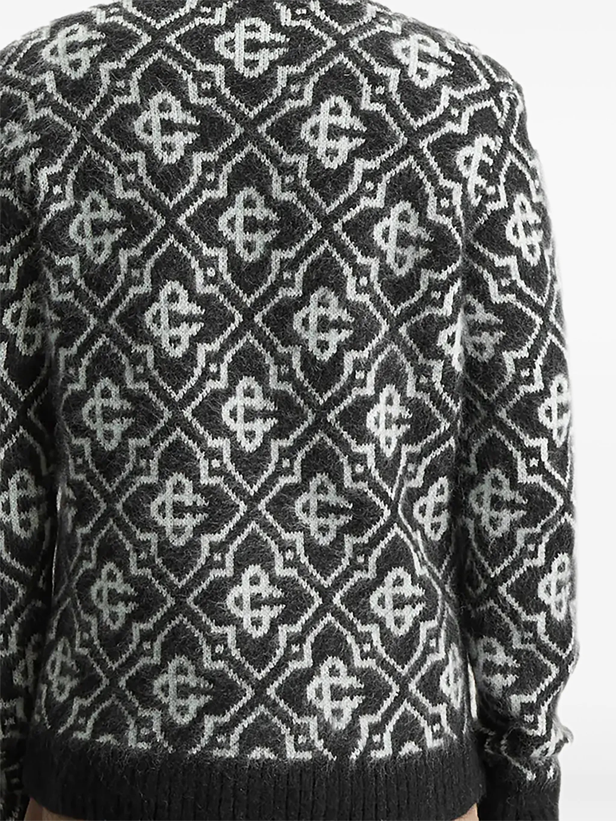 monogram mohair jumper