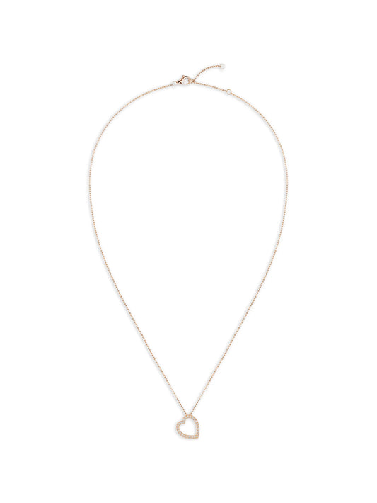 Antifer diamond heart pendant necklace