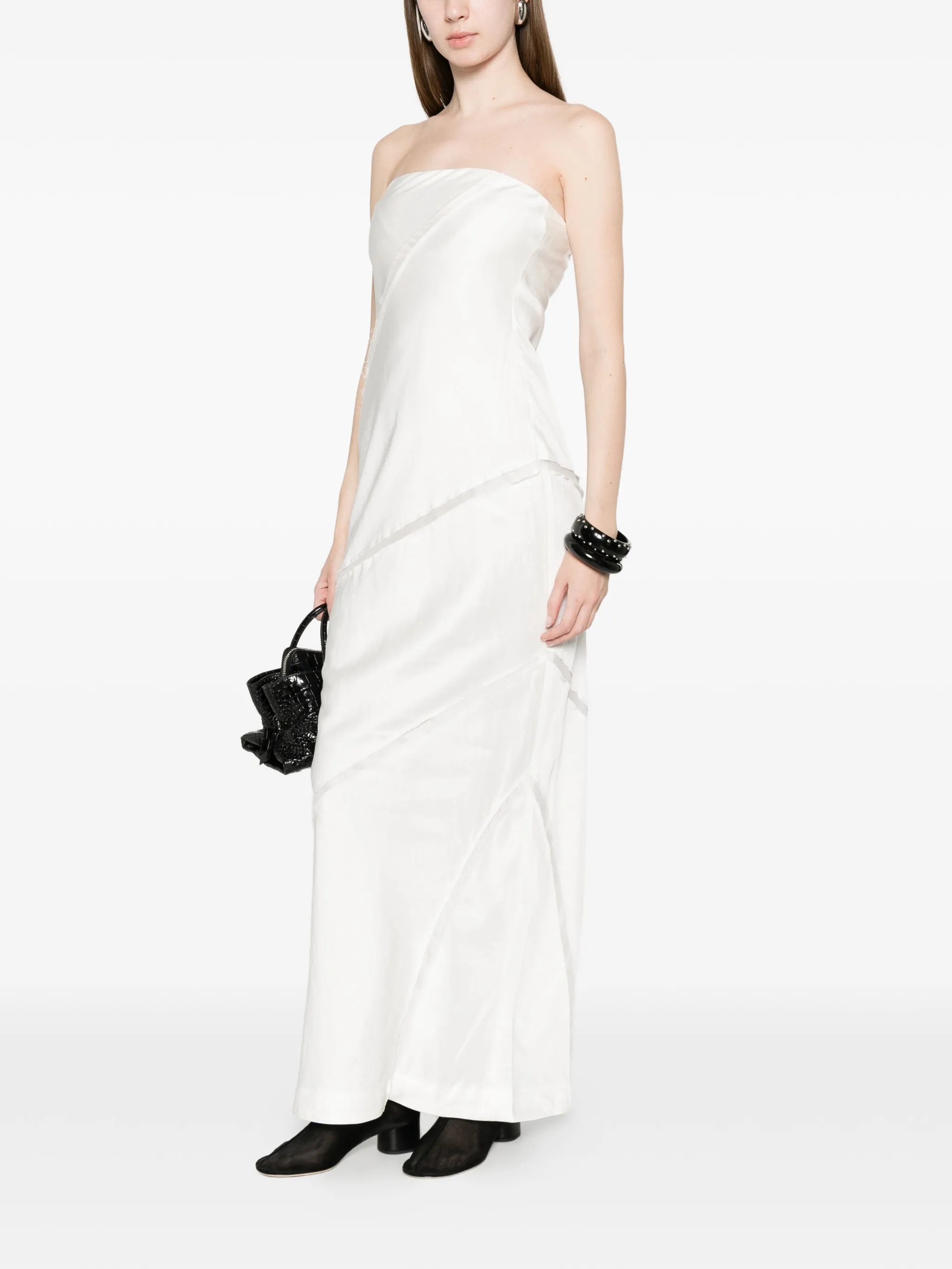 ribbon bandeau dress