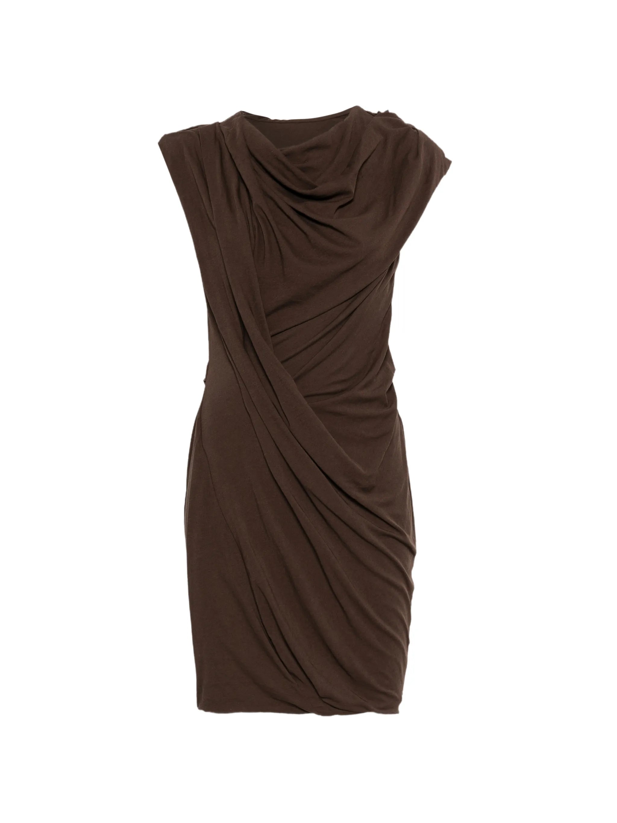 twist-design mini dress