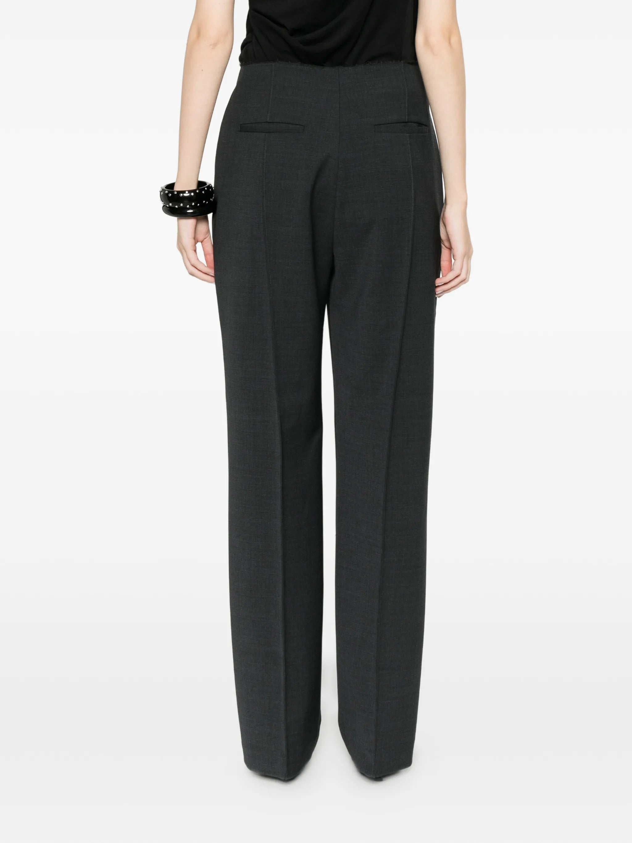 straight-leg trousers