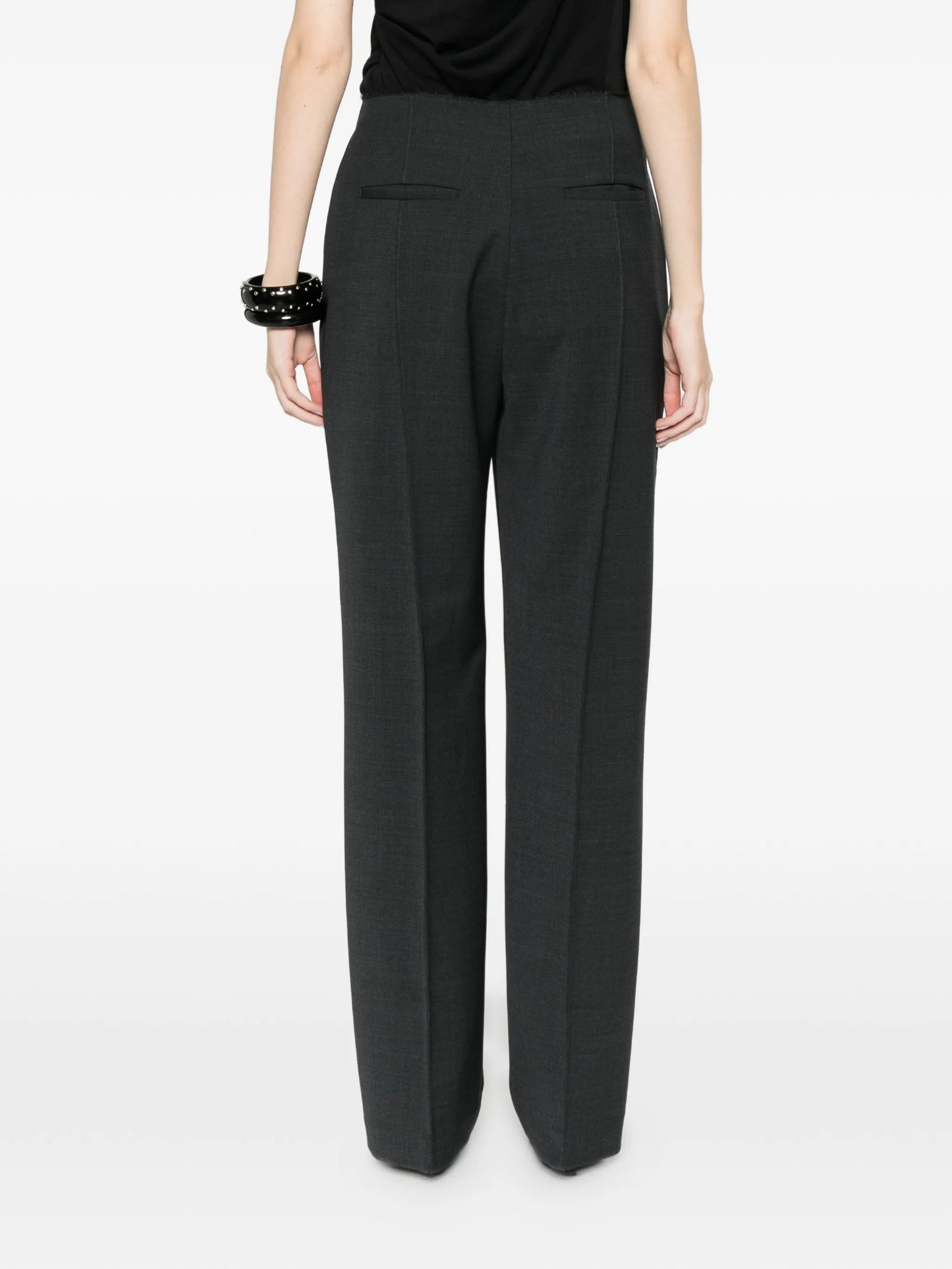 straight-leg trousers