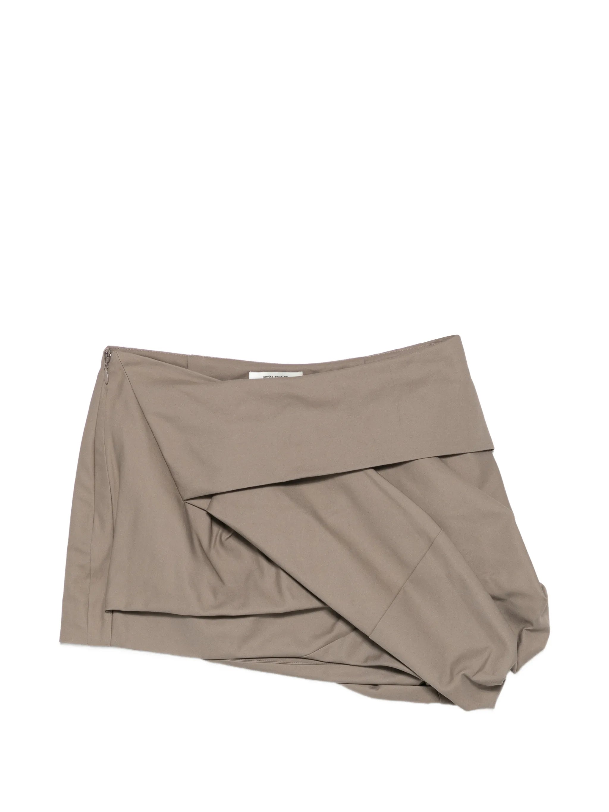 structured mini skirt