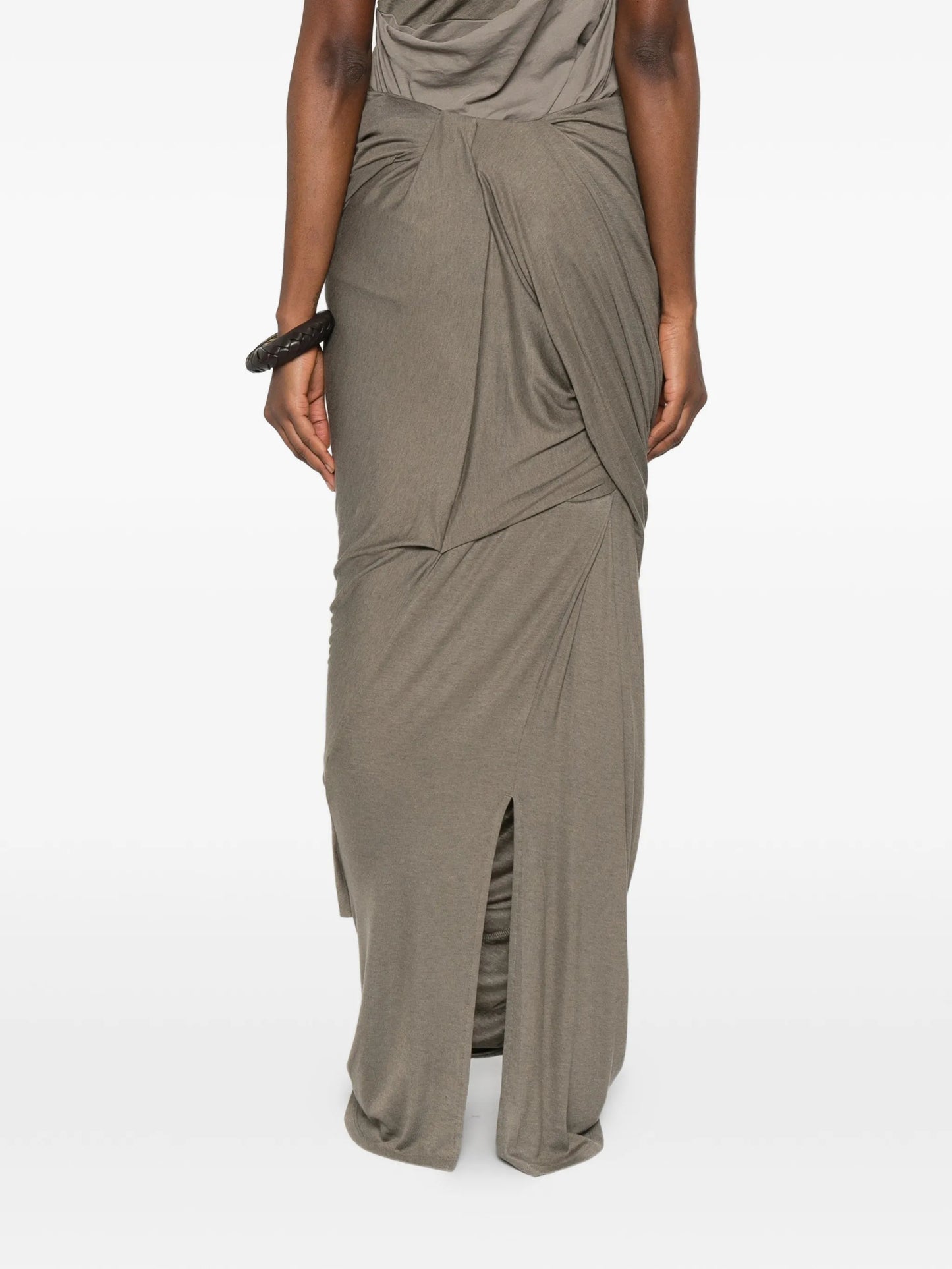 Dia draped-design maxi skirt