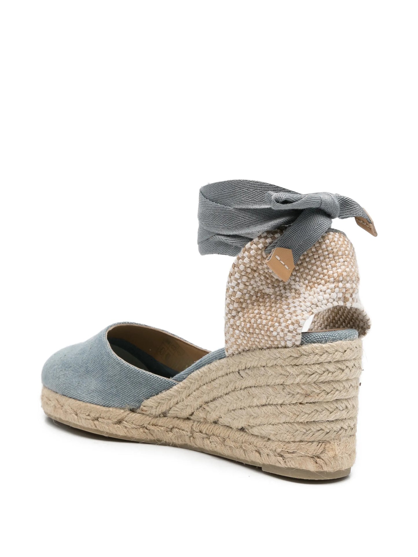 Carina tie-ankle canvas espadrilles
