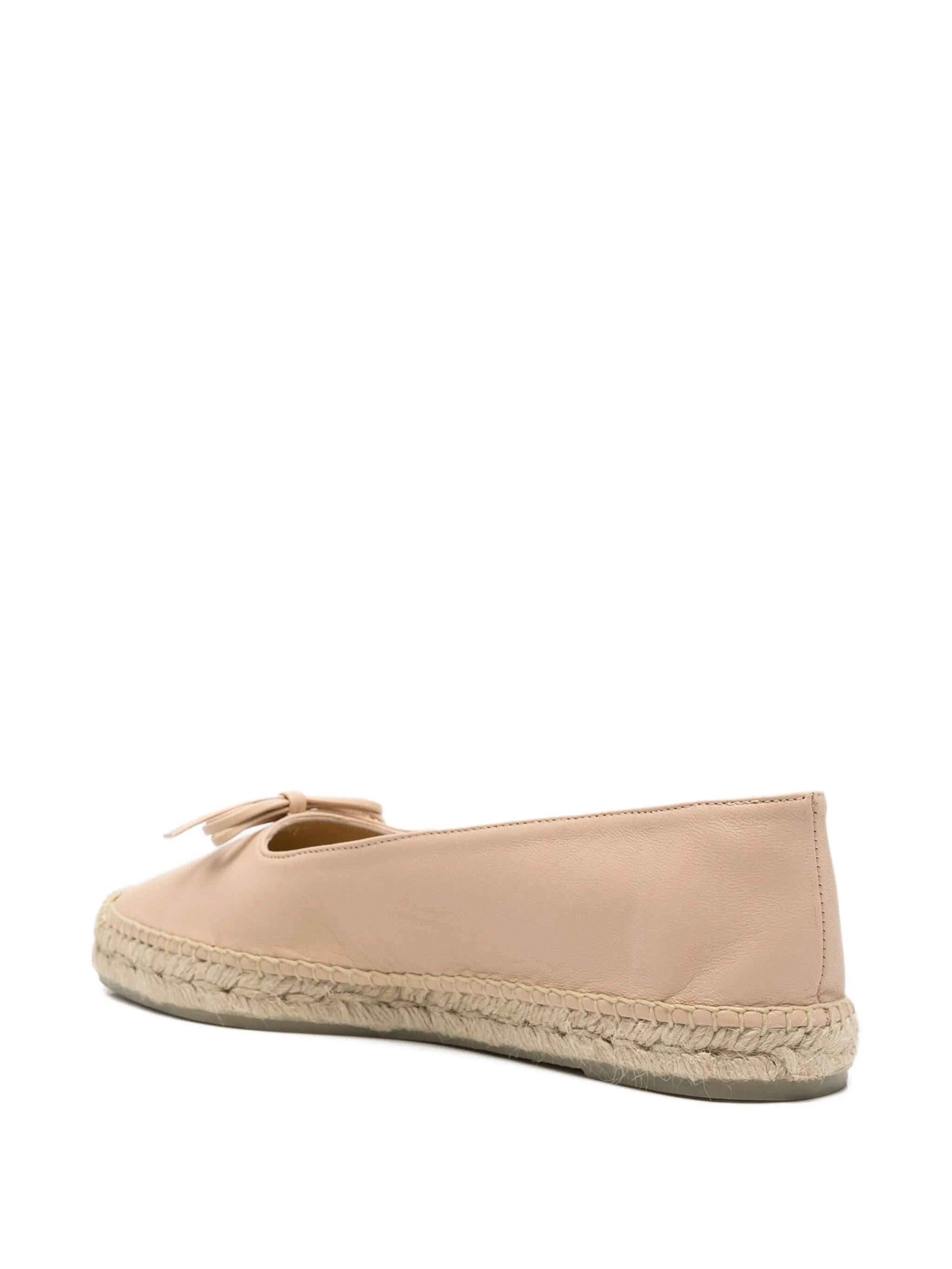Pax bow leather espadrilles