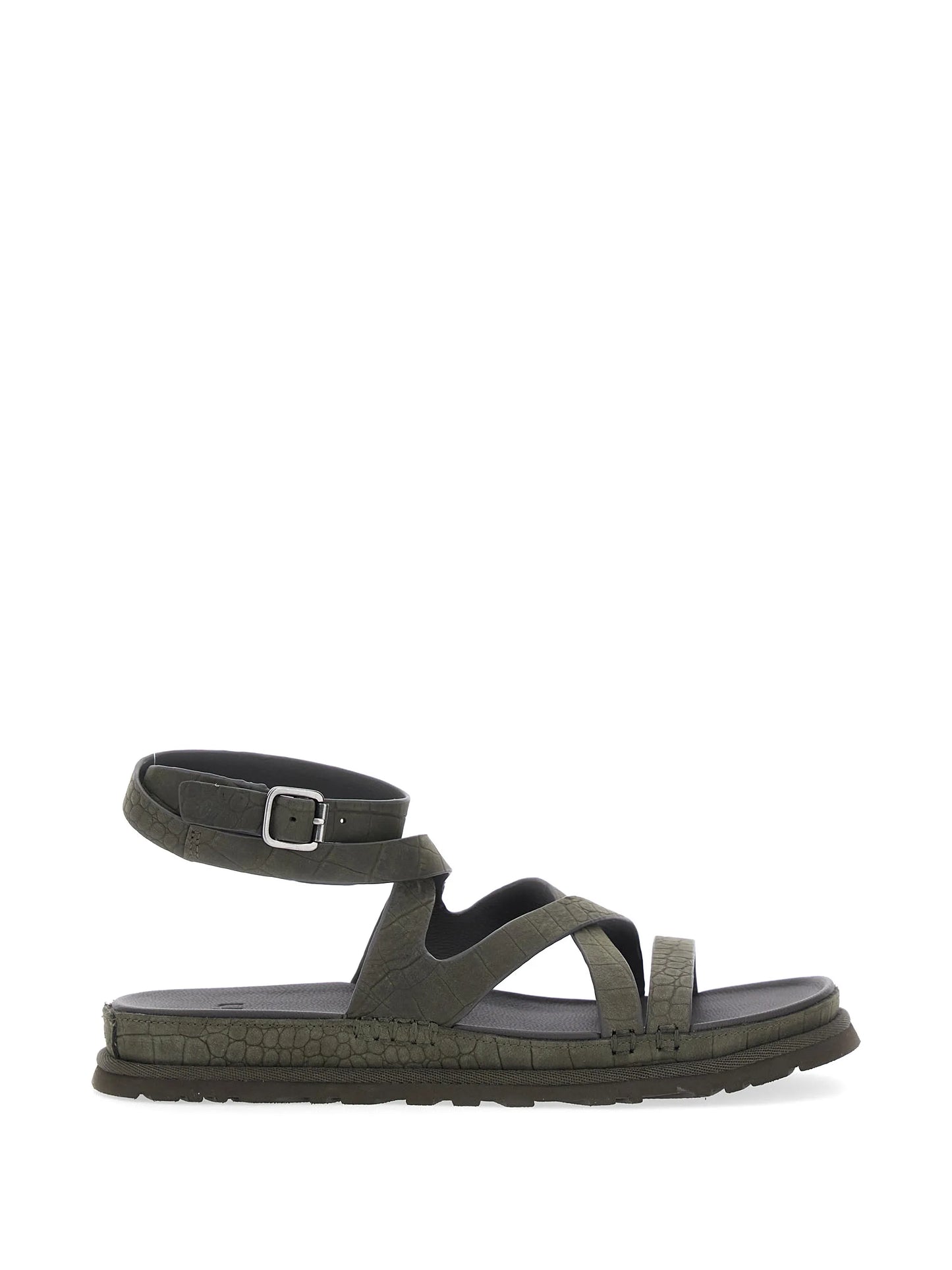 GoldenGaze ankle-wrap sandals