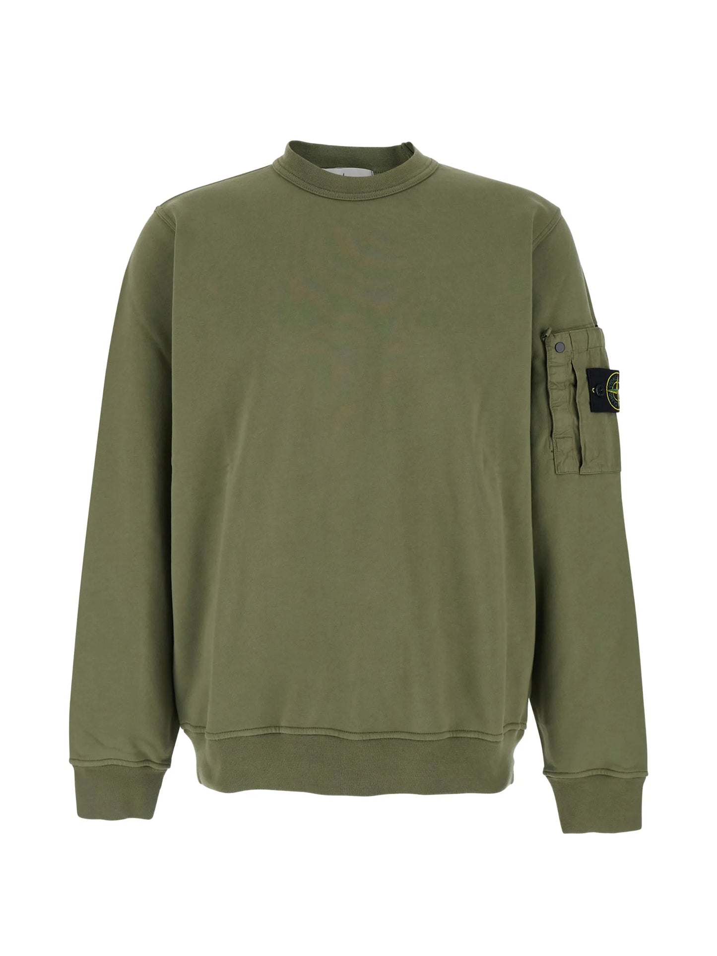 patch-pocket sweatshirt
