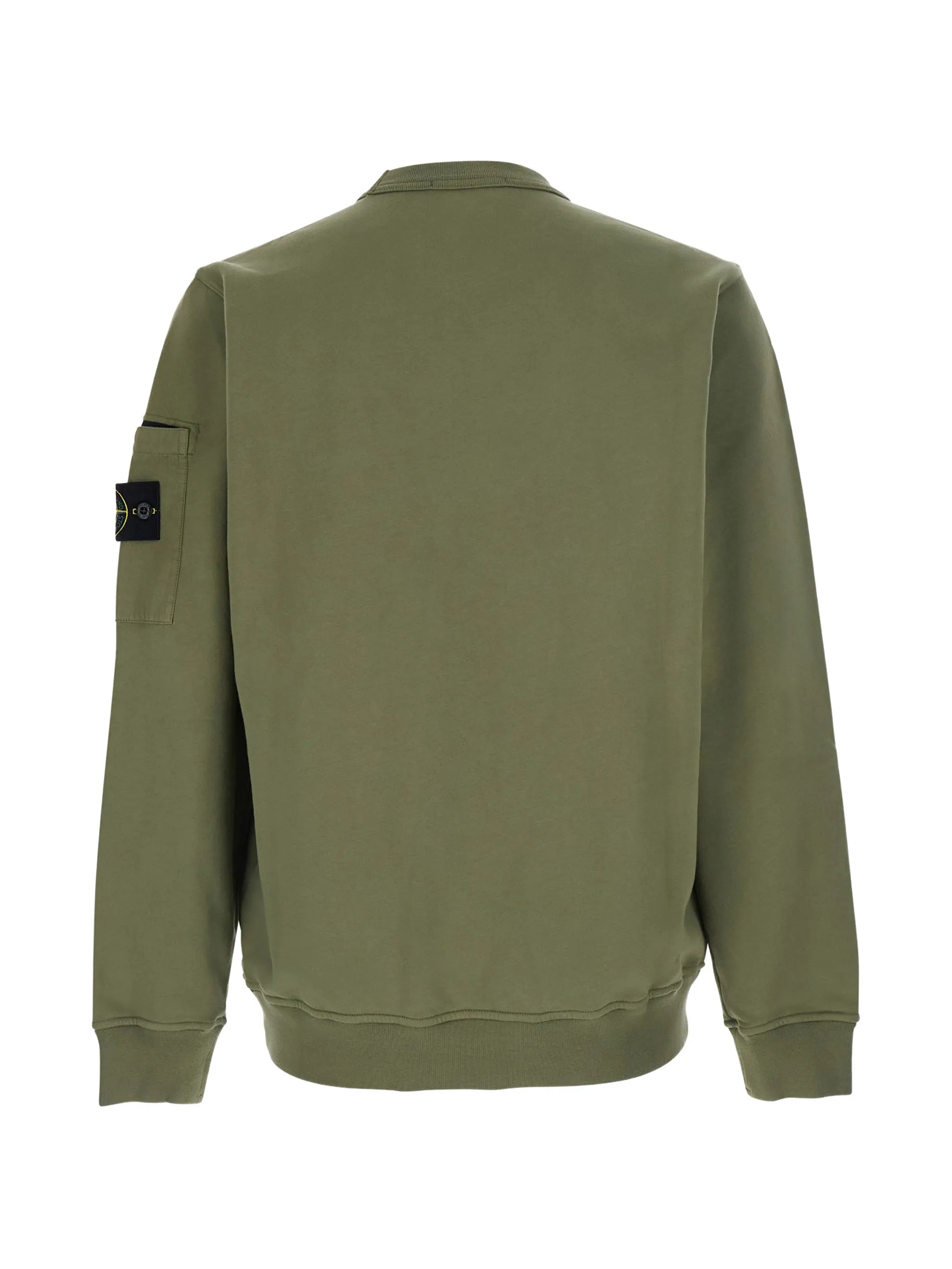 patch-pocket sweatshirt