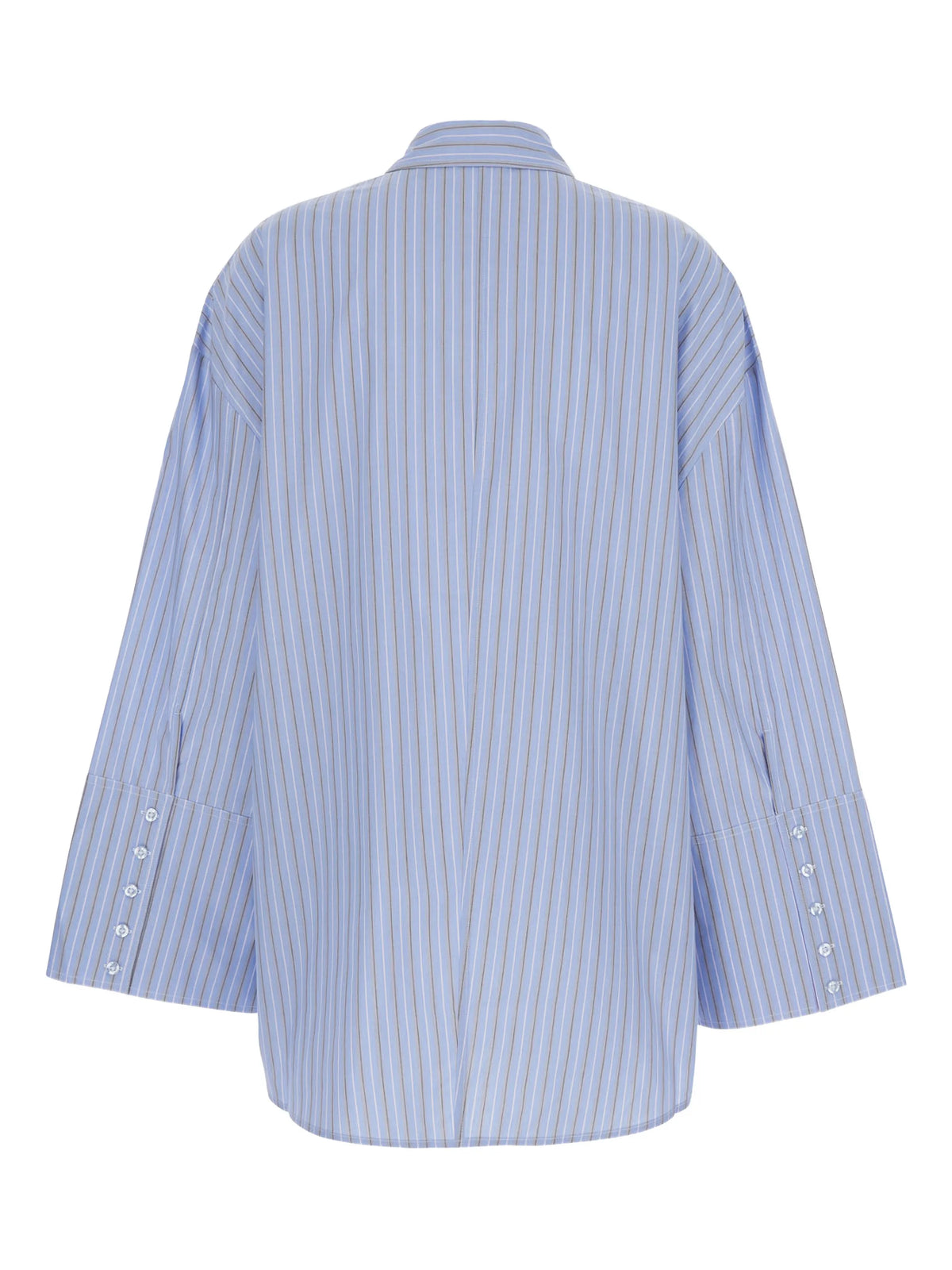 poplin oversized shirt blue