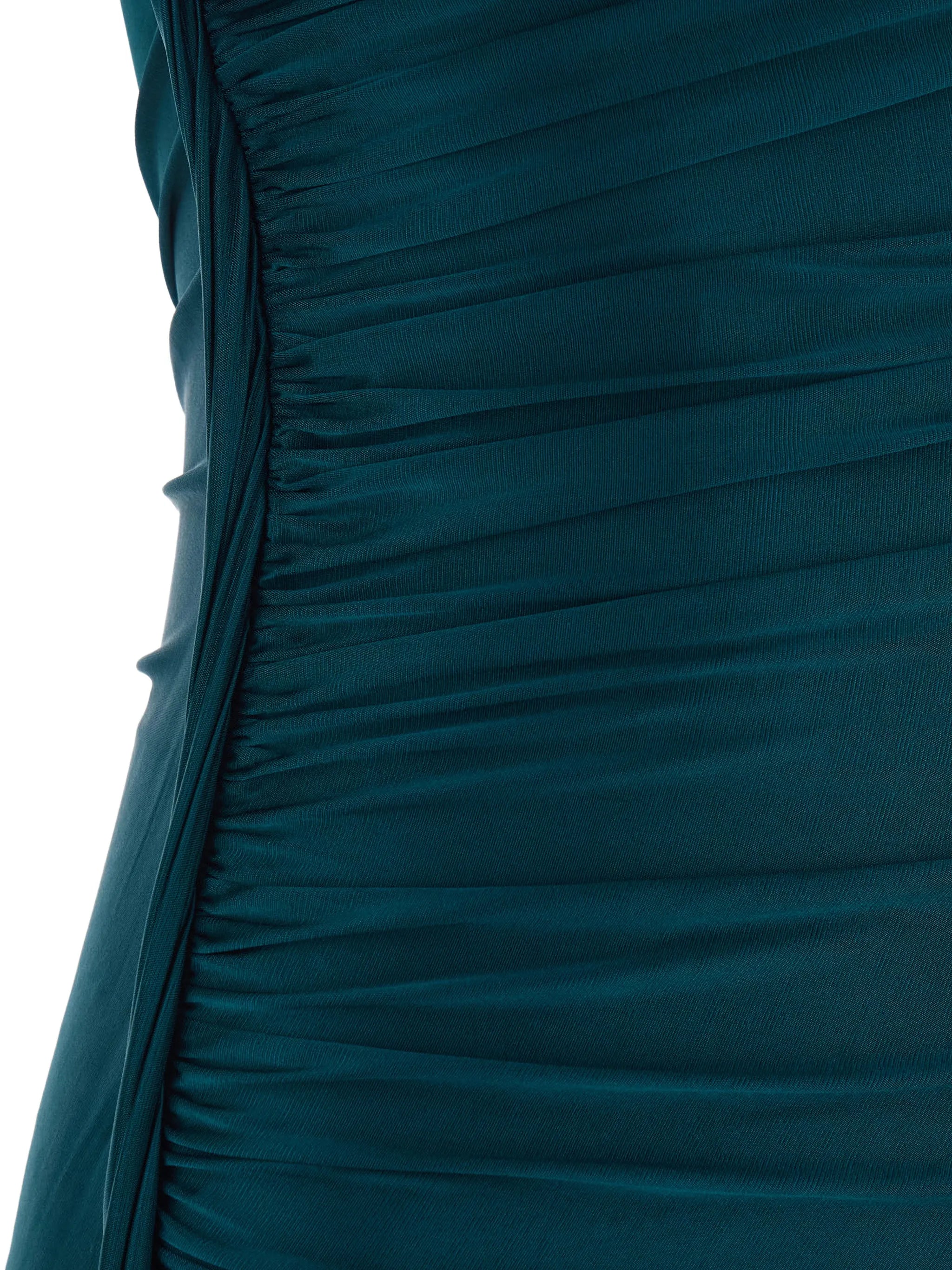 draped sleeveless maxi dress