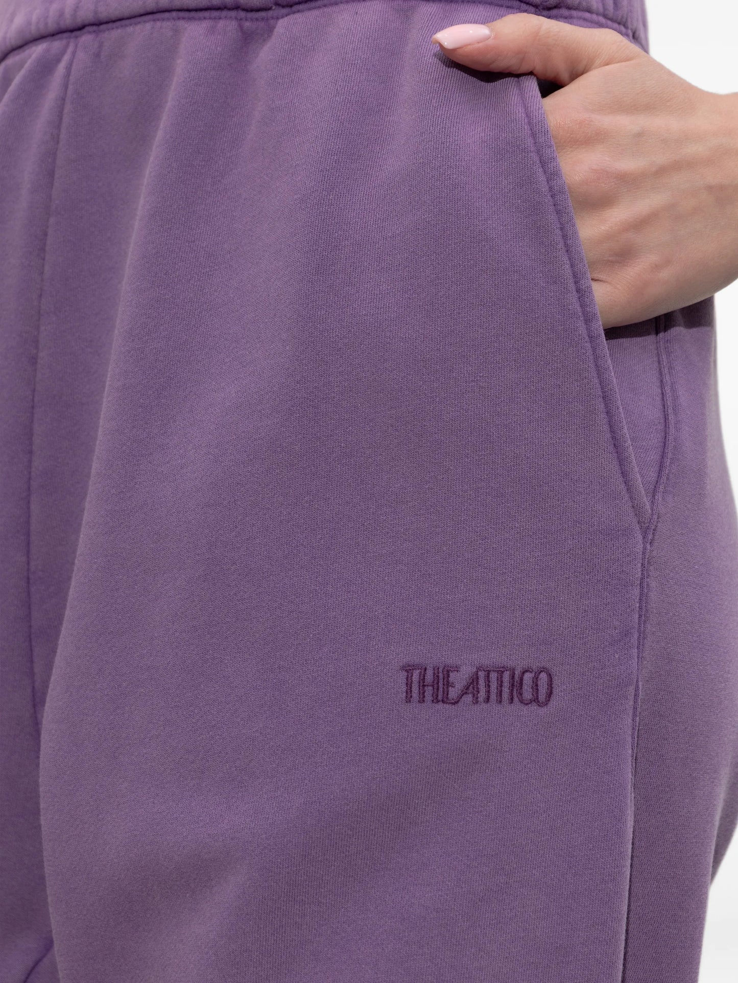 logo-embroidered track pants