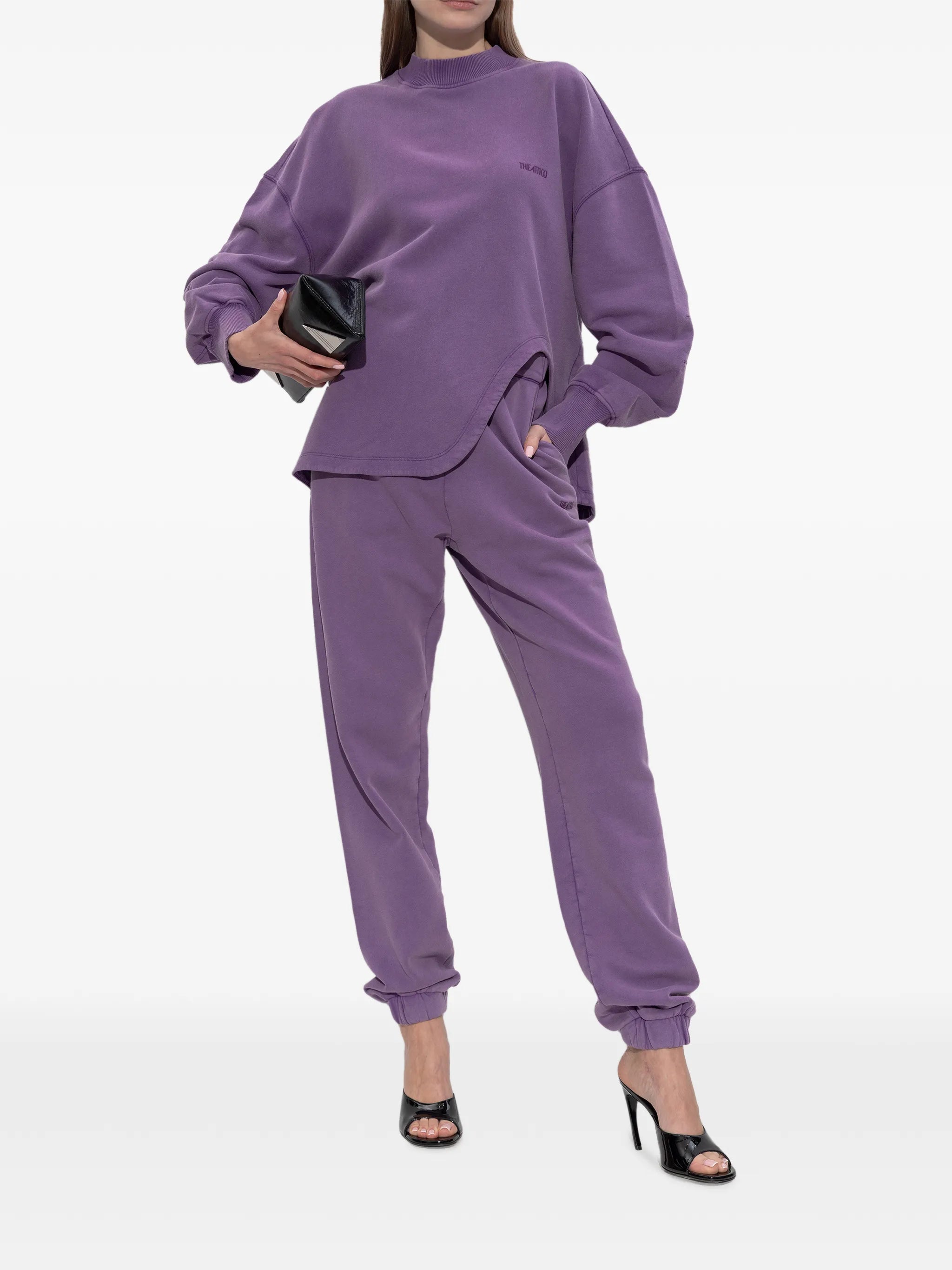 logo-embroidered track pants