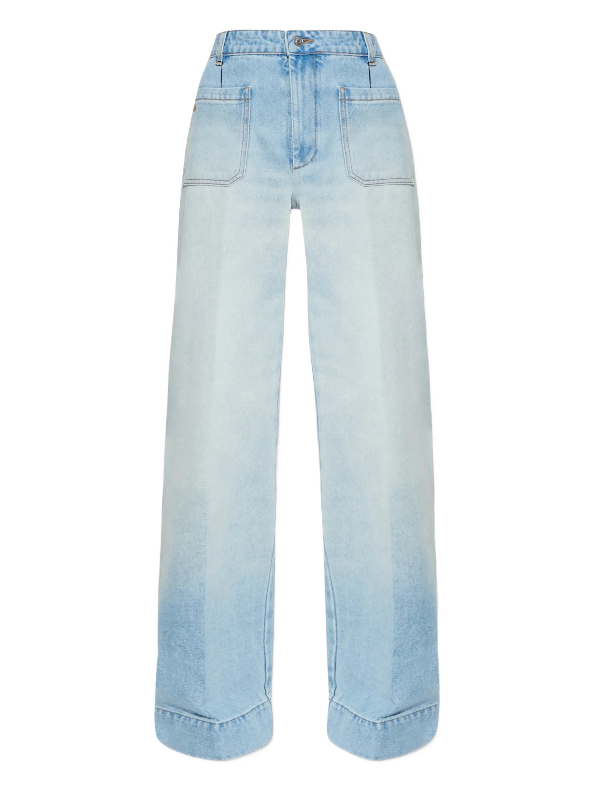 patch-pocket jeans