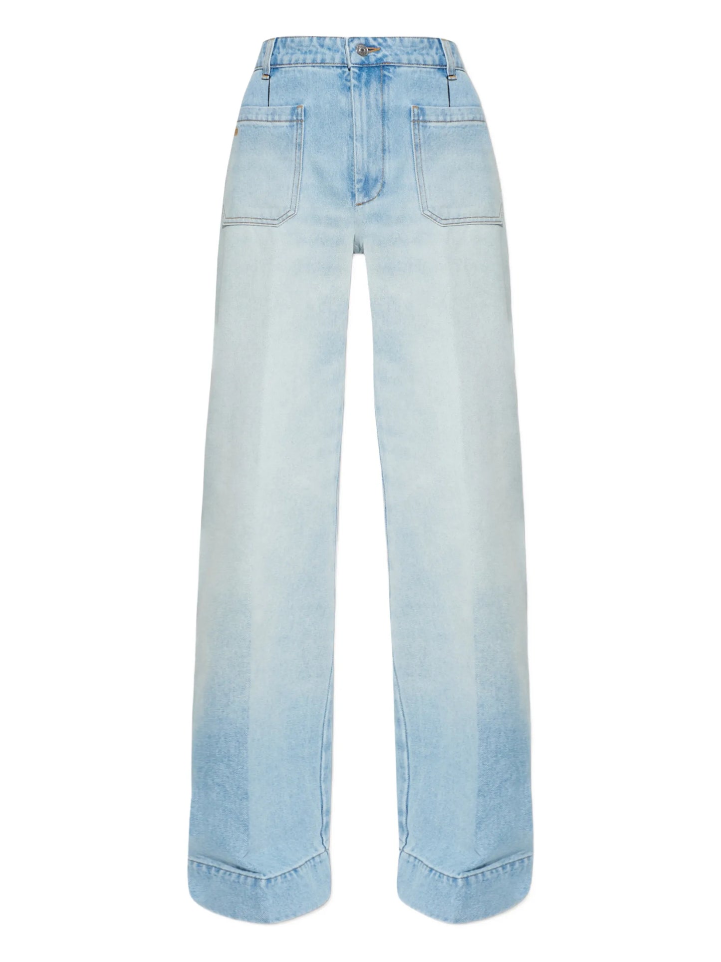 patch-pocket jeans