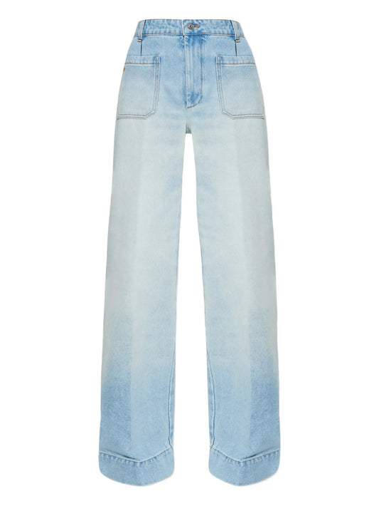 patch-pocket jeans
