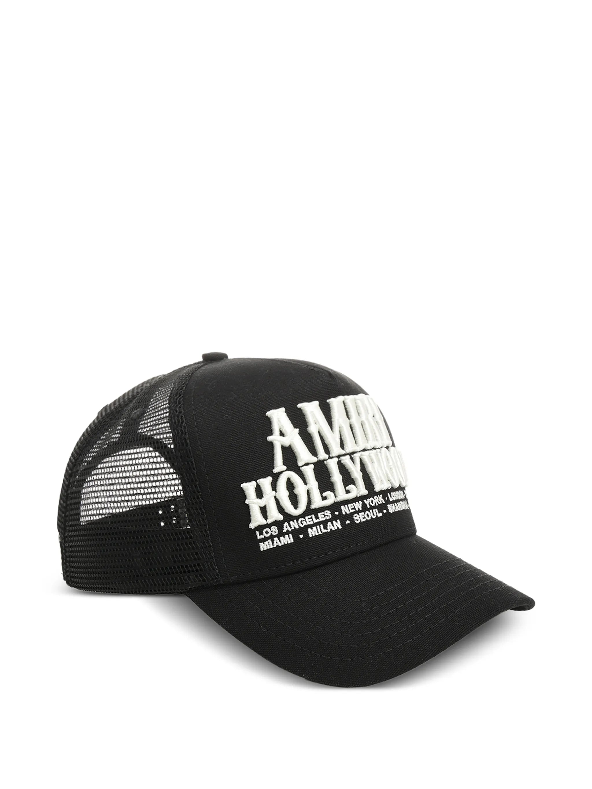 lettering mesh baseball hat