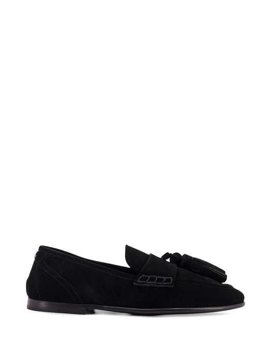 split-leather slippers