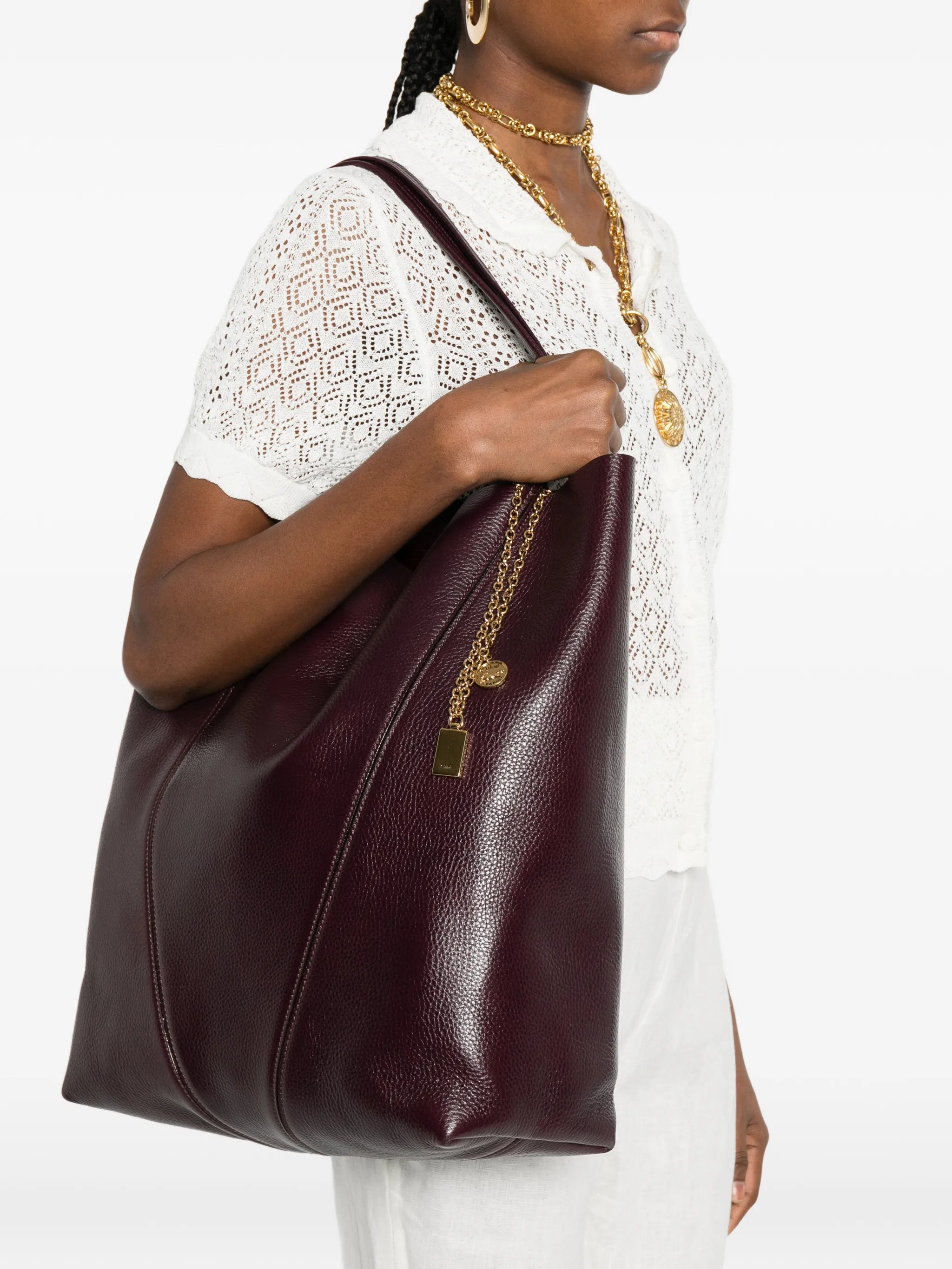 Spin chain-detail tote bag