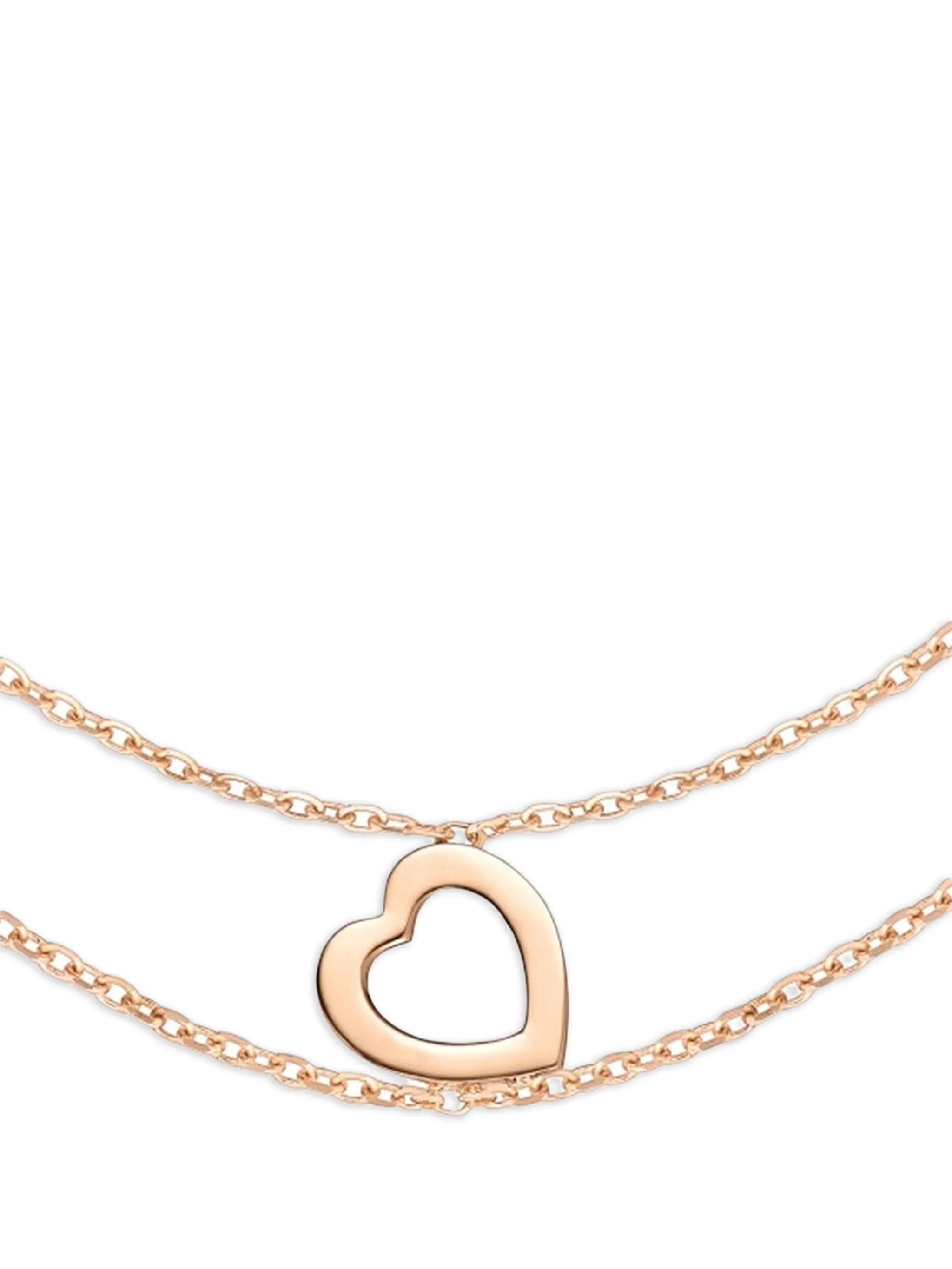 Heart Motif Chain bracelet