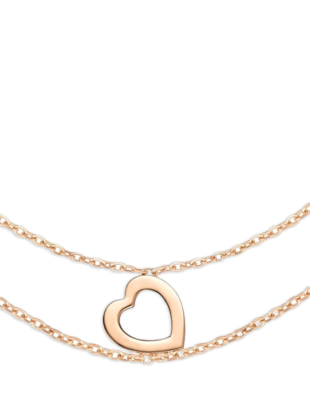 Heart Motif Chain bracelet