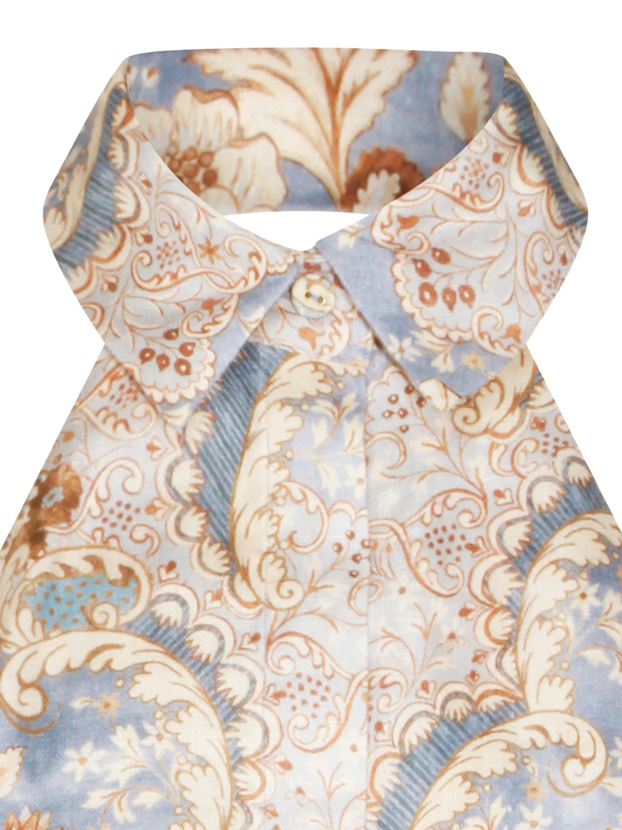 halter-neck patterned playsuit