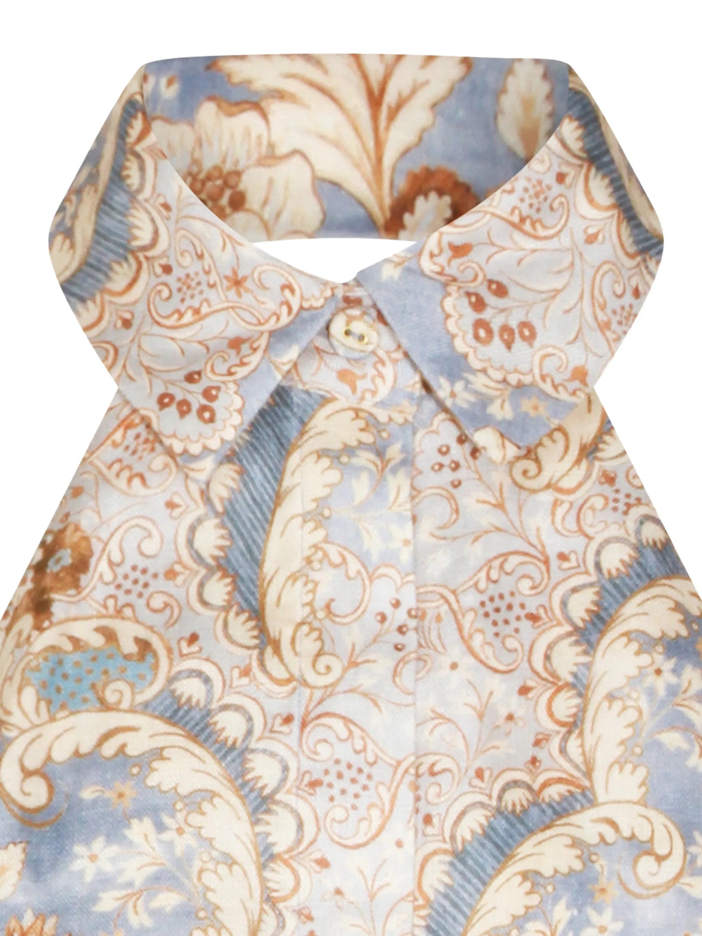 halter-neck patterned playsuit